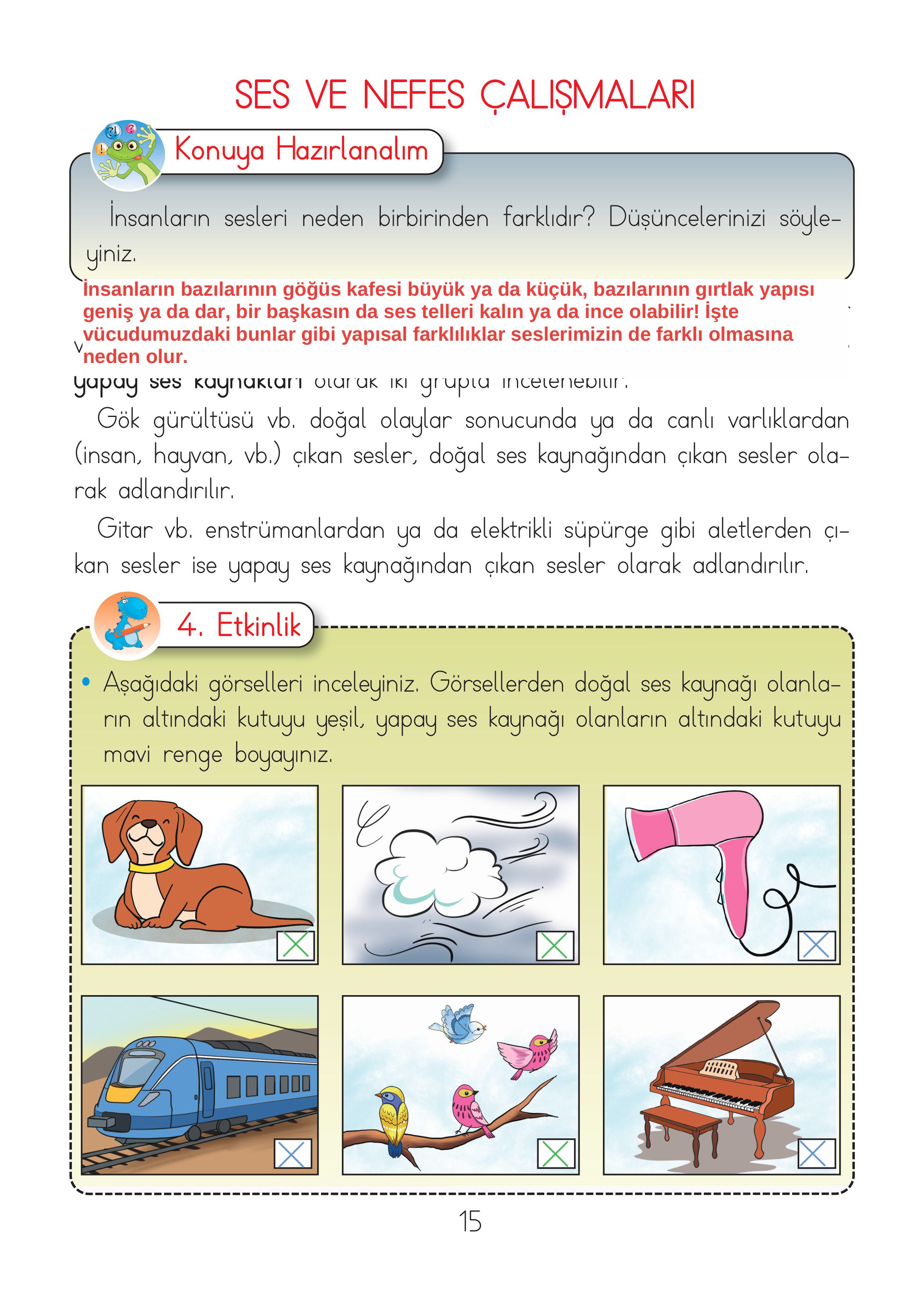 2. Sınıf Hecce Yayıncılık Müzik Ders Kitabı Sayfa 15 Cevapları