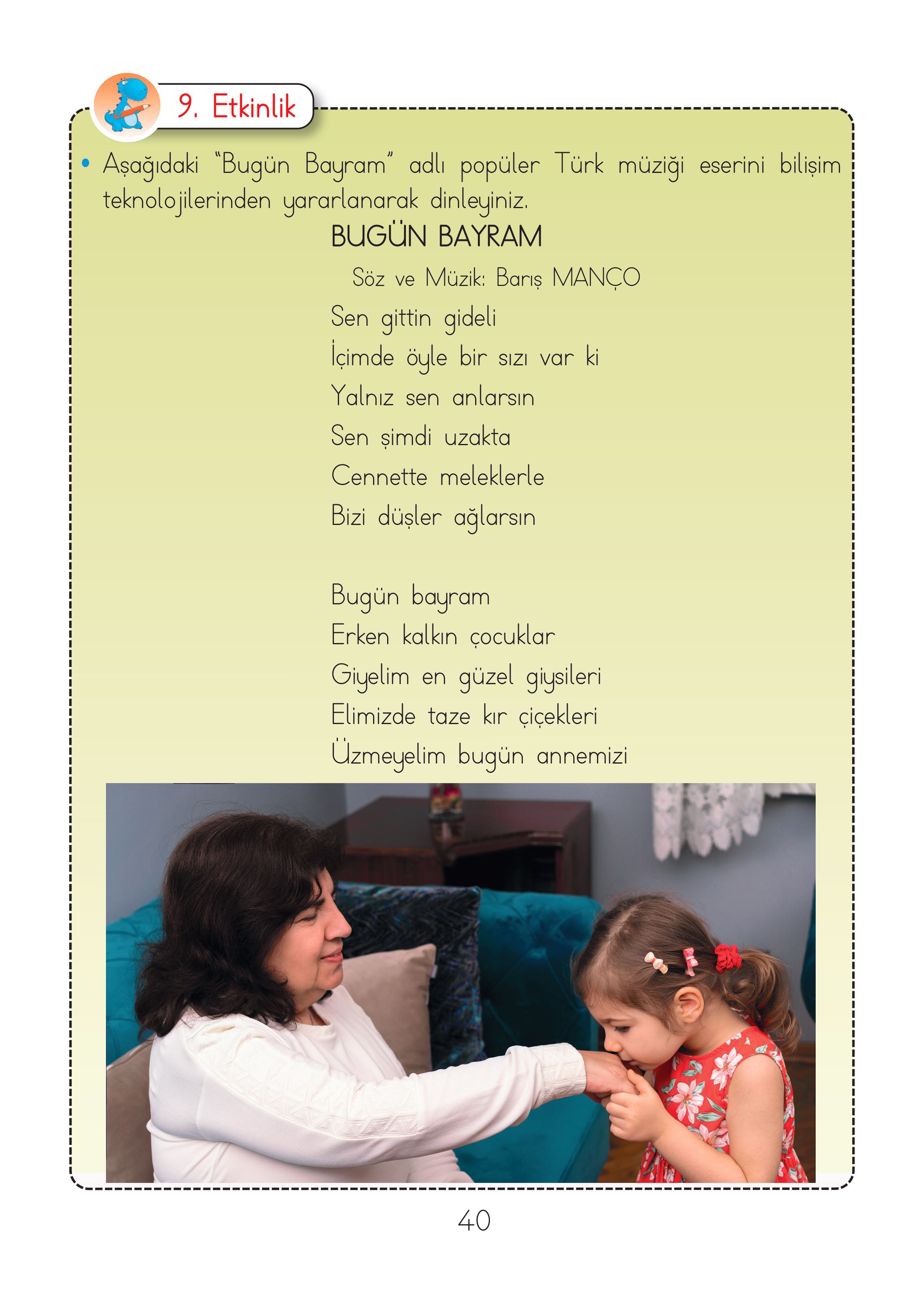 2. Sınıf Hecce Yayıncılık Müzik Ders Kitabı Sayfa 40 Cevapları