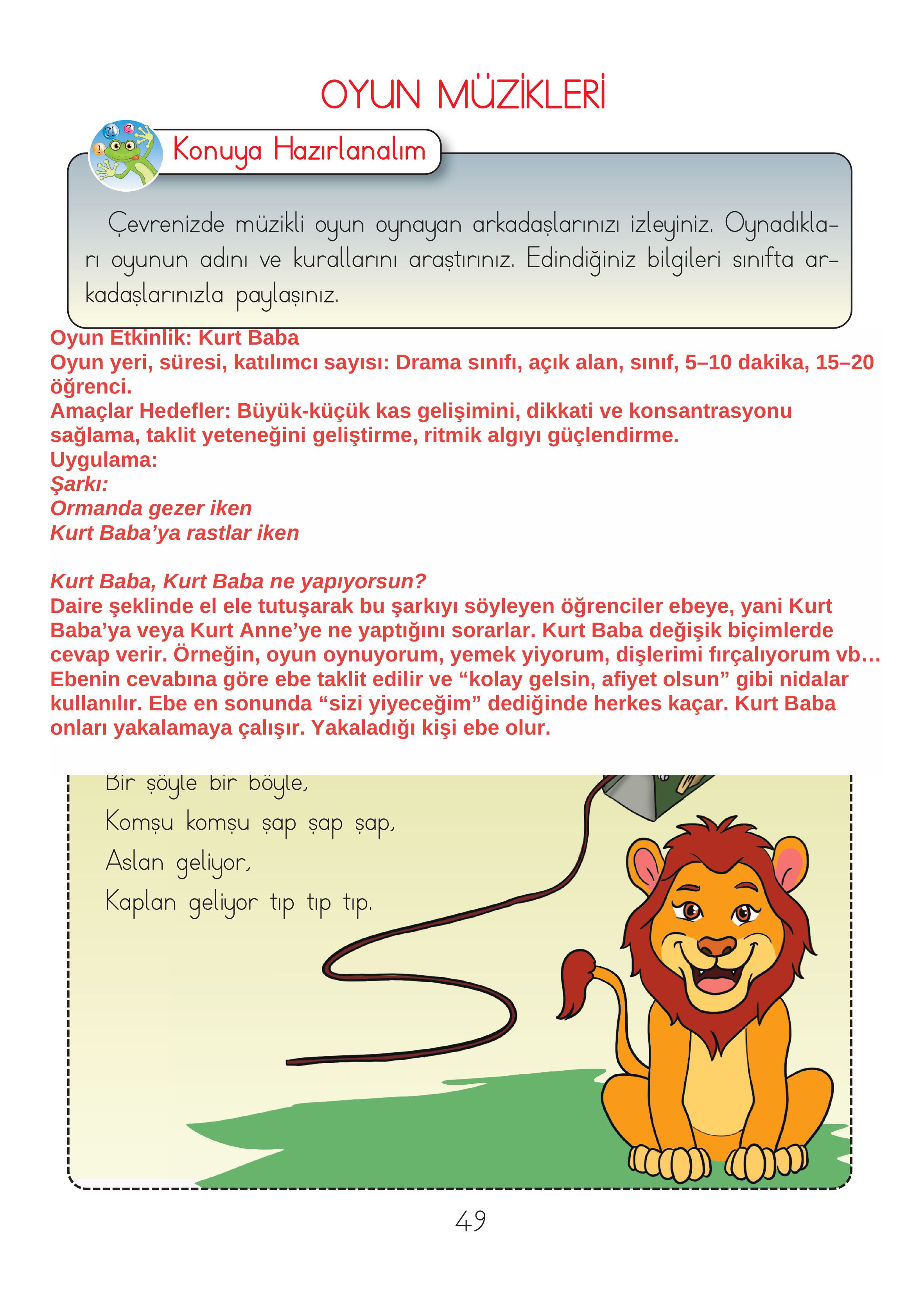 2. Sınıf Hecce Yayıncılık Müzik Ders Kitabı Sayfa 49 Cevapları