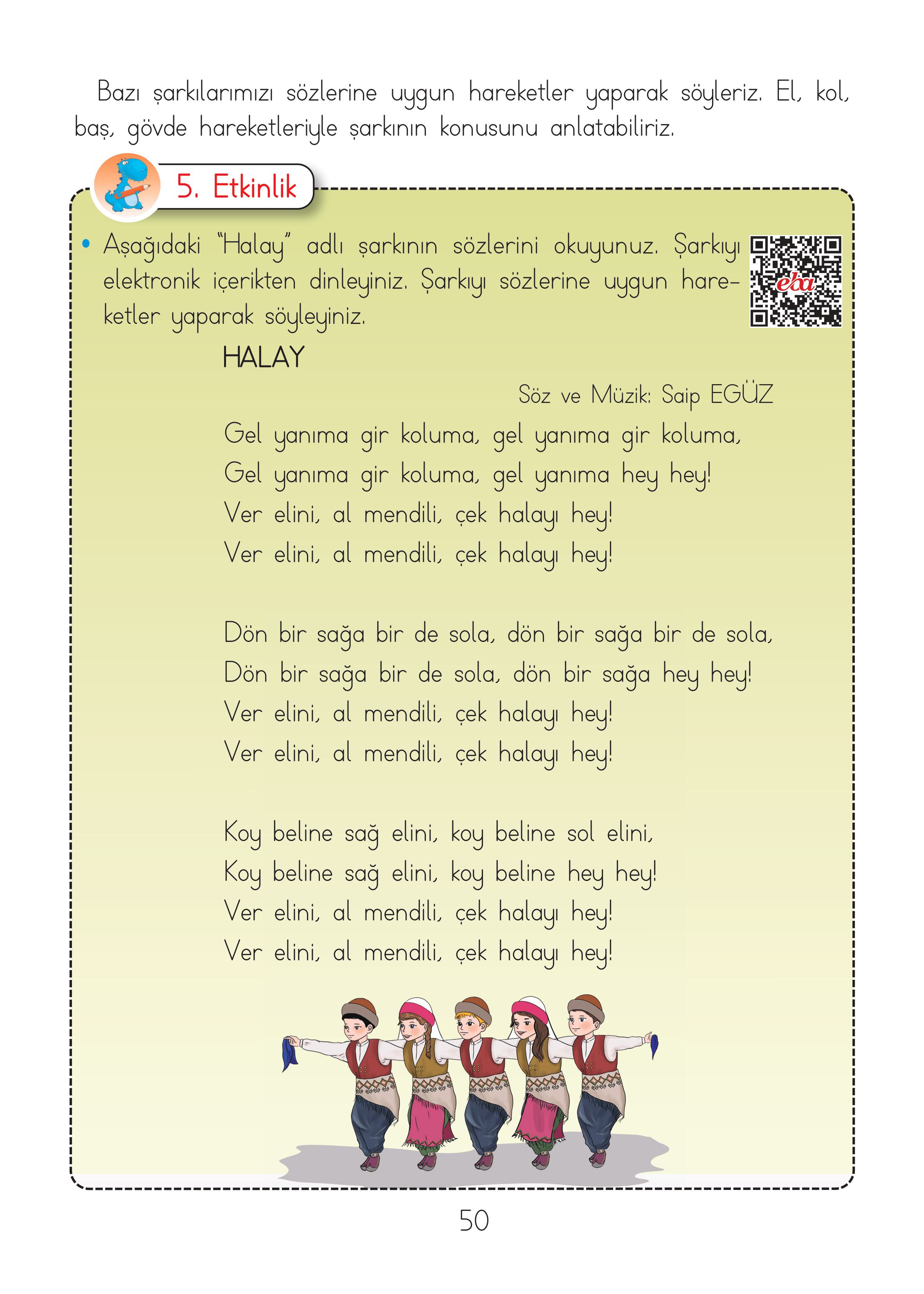 2. Sınıf Hecce Yayıncılık Müzik Ders Kitabı Sayfa 50 Cevapları