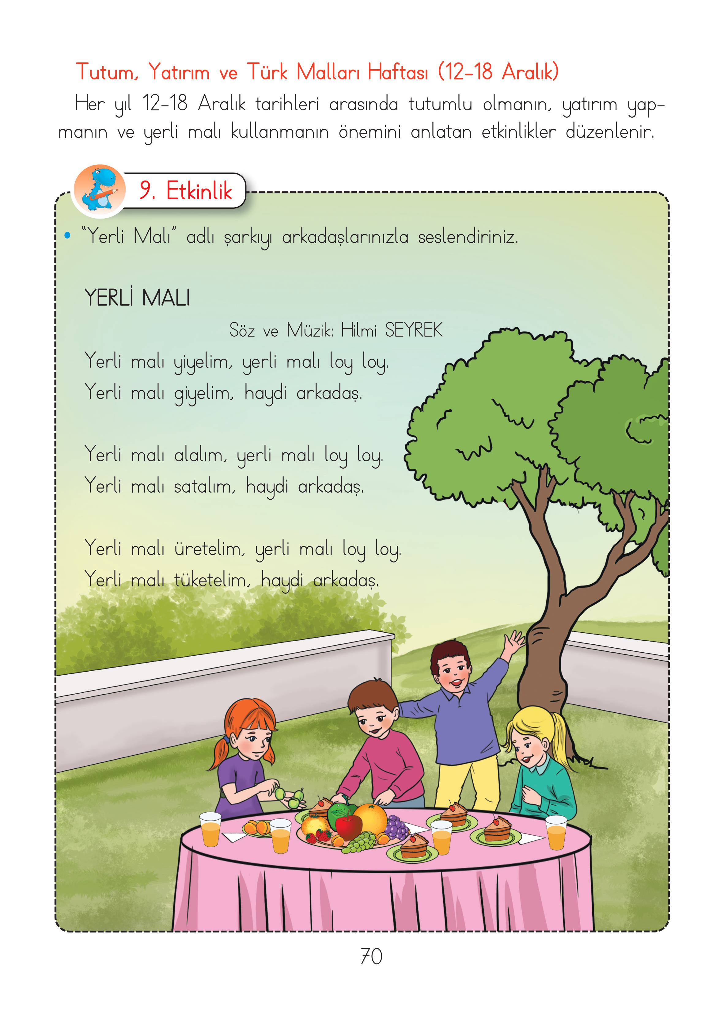 2. Sınıf Hecce Yayıncılık Müzik Ders Kitabı Sayfa 70 Cevapları