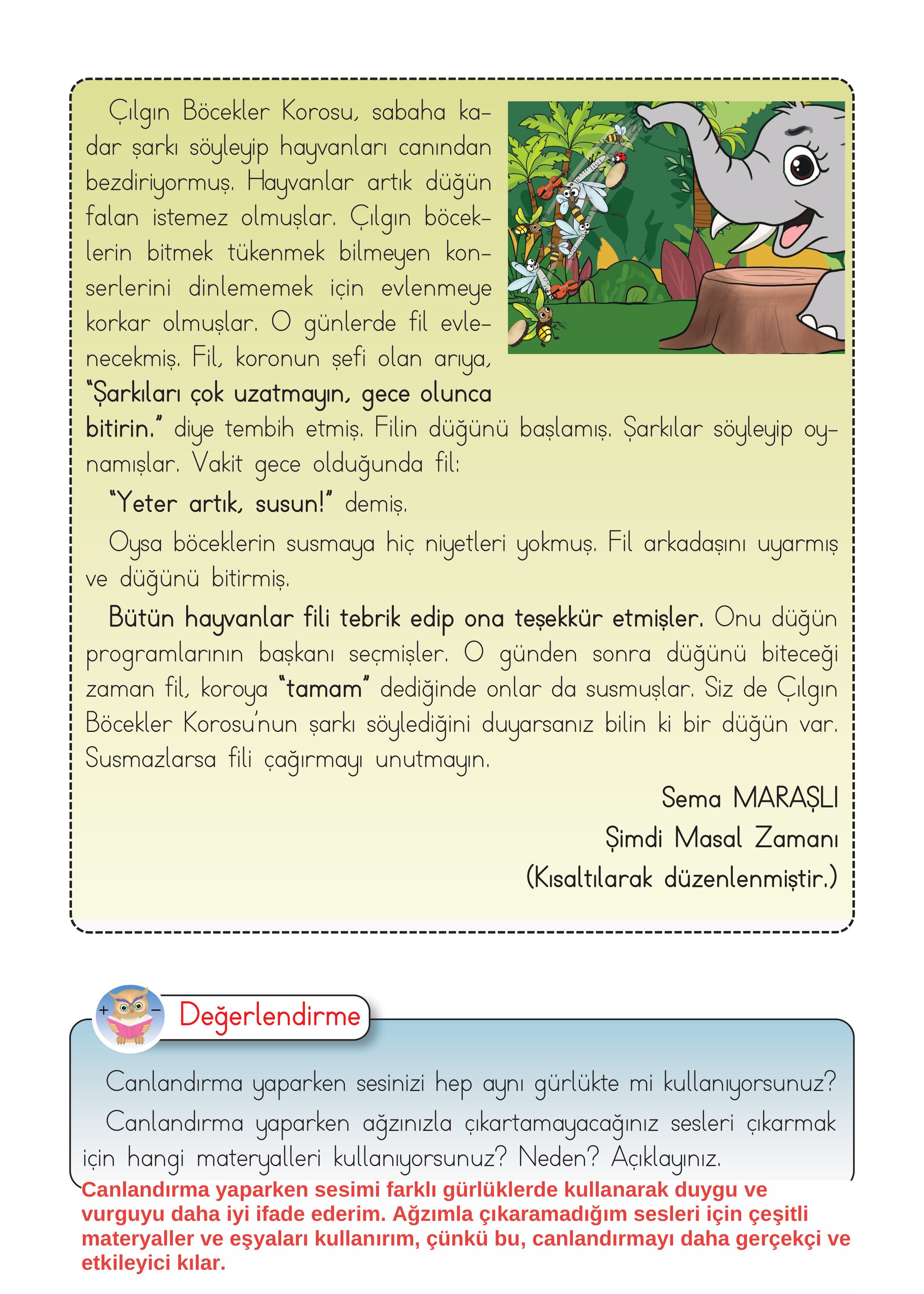 2. Sınıf Hecce Yayıncılık Müzik Ders Kitabı Sayfa 80 Cevapları