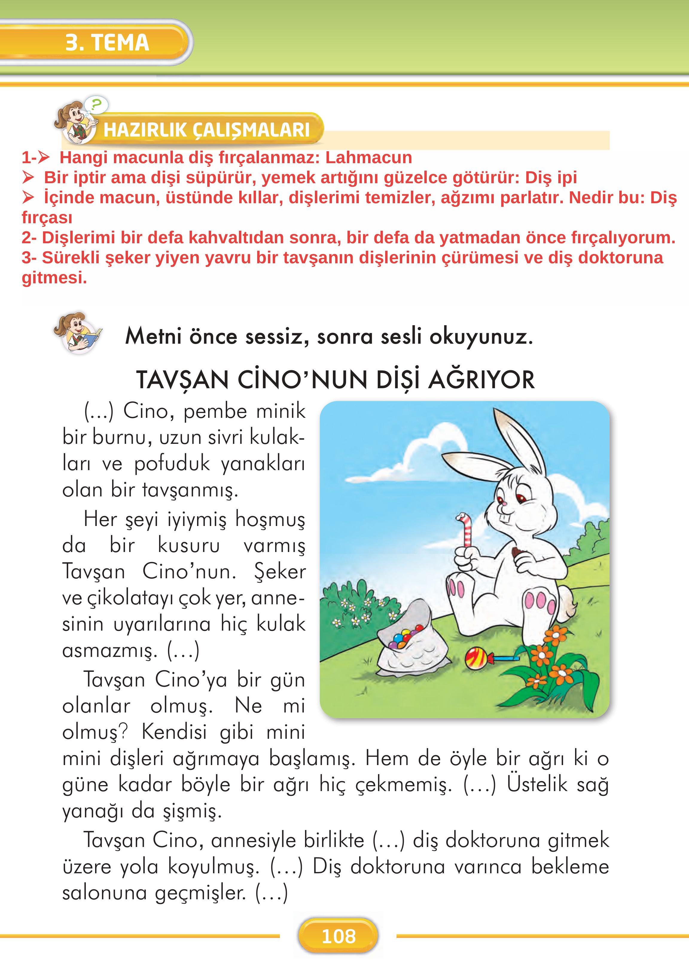 2. Sınıf İlke Yayınları Türkçe Ders Kitabı Sayfa 108 Cevapları 2. Sınıf İlke Yayınları Türkçe Ders Kitabı Sayfa 108 Cevapları