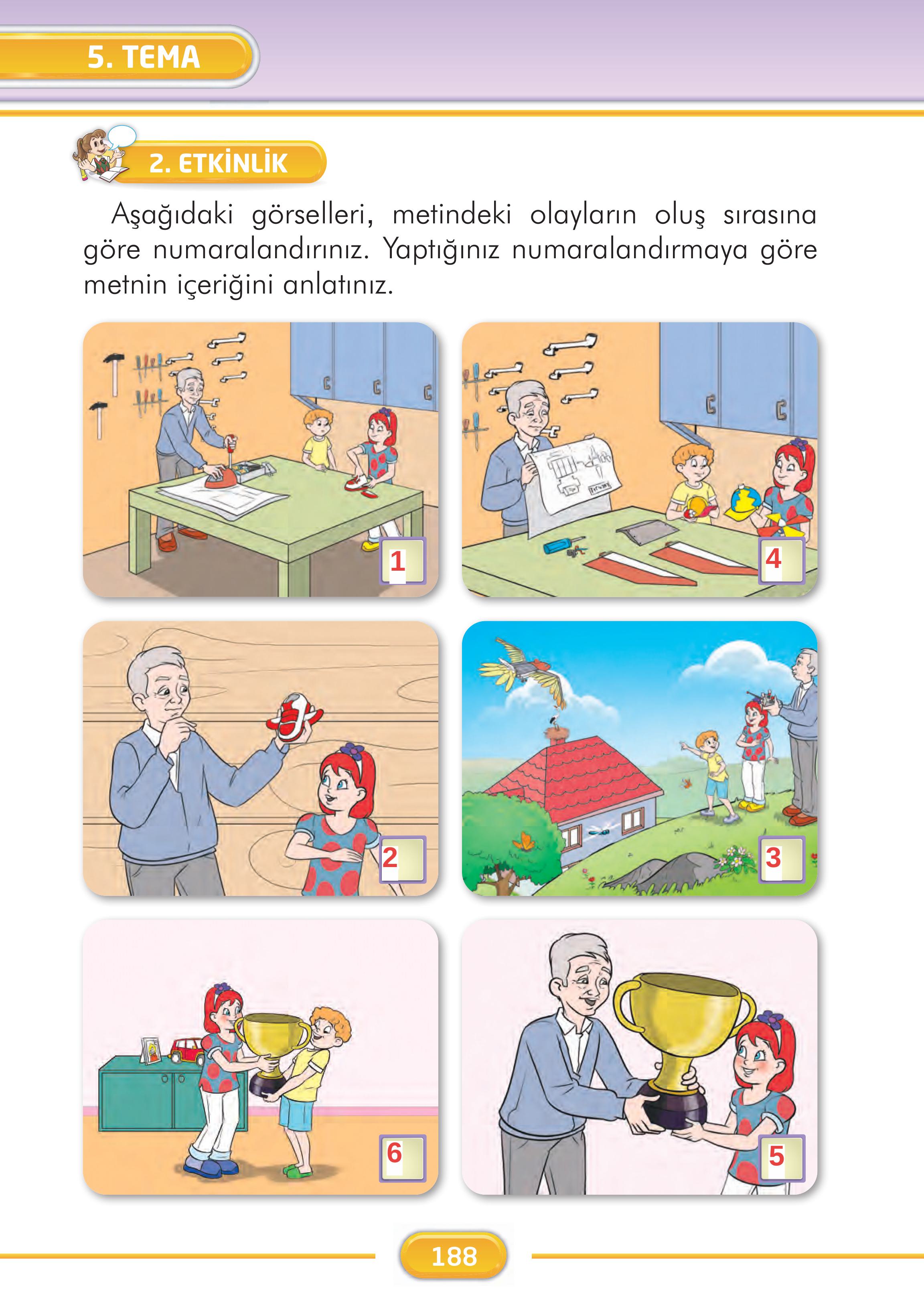 2. Sınıf İlke Yayınları Türkçe Ders Kitabı Sayfa 188 Cevapları 2. Sınıf İlke Yayınları Türkçe Ders Kitabı Sayfa 188 Cevapları