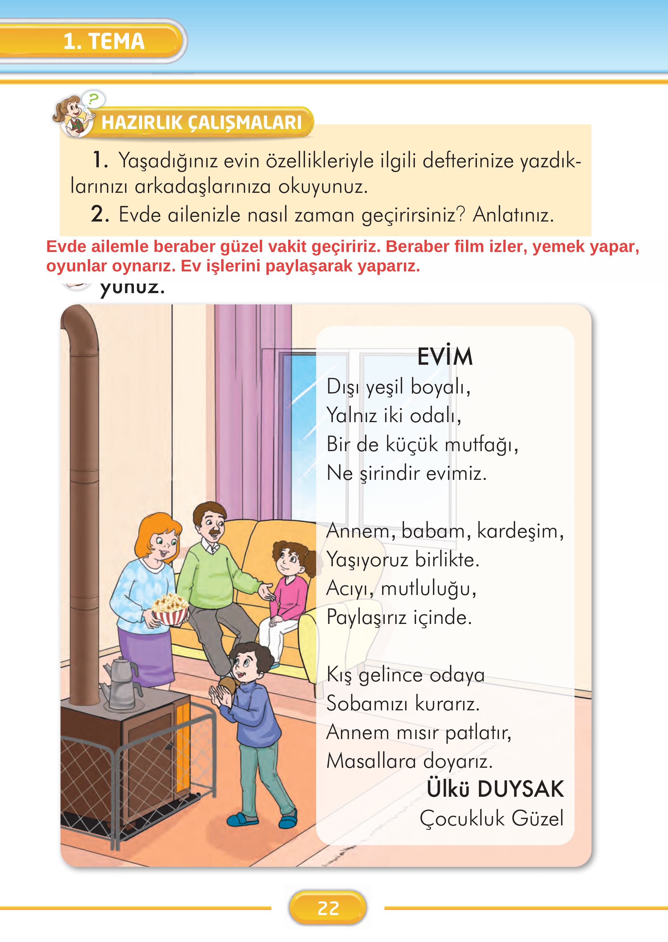 2. Sınıf İlke Yayınları Türkçe Ders Kitabı Sayfa 22 Cevapları 2. Sınıf İlke Yayınları Türkçe Ders Kitabı Sayfa 22 Cevapları