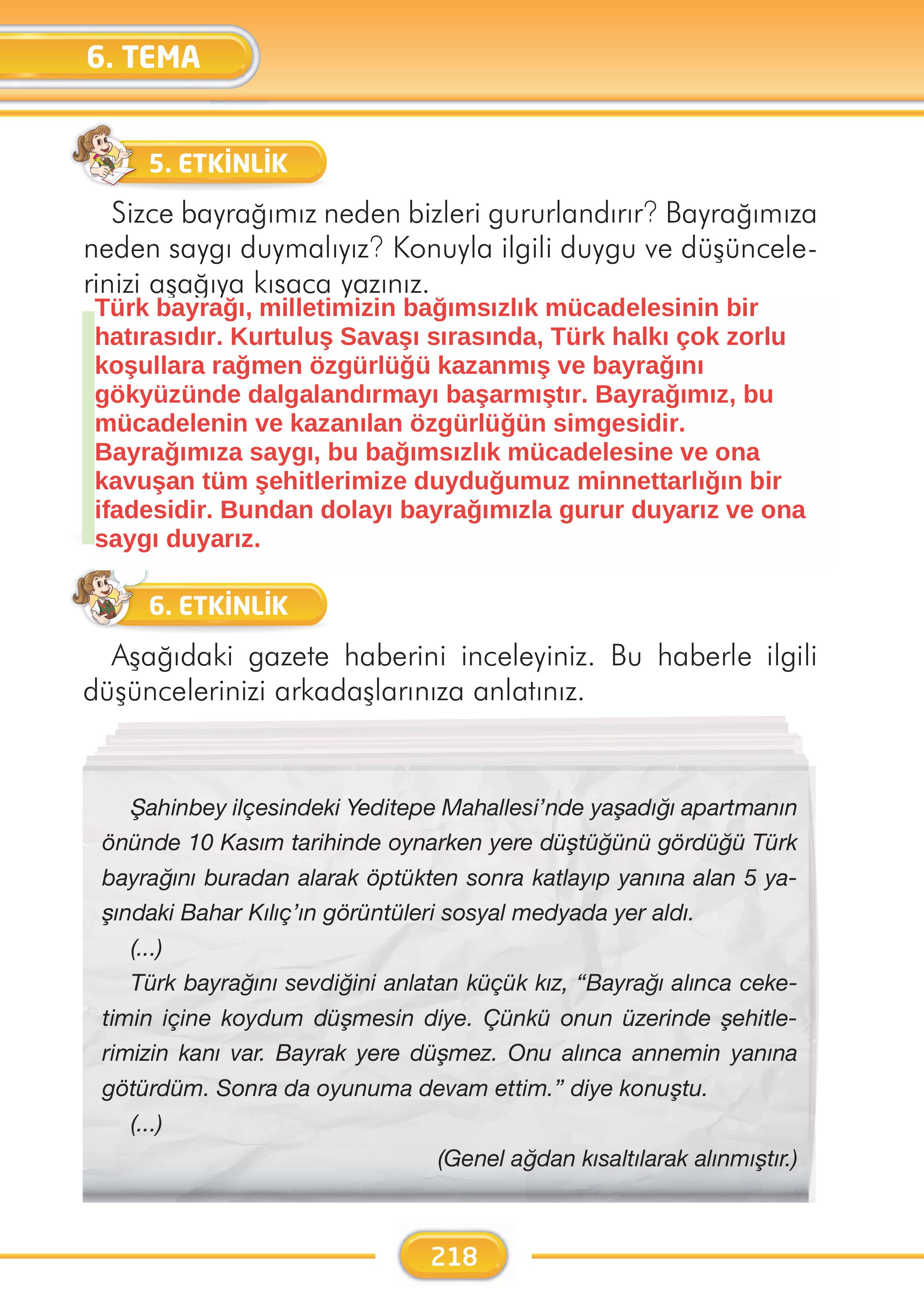 2. Sınıf Kare Yayınları Türkçe Ders Kitabı Sayfa 218 Cevapları 2. Sınıf Kare Yayınları Türkçe Ders Kitabı Sayfa 218 Cevapları