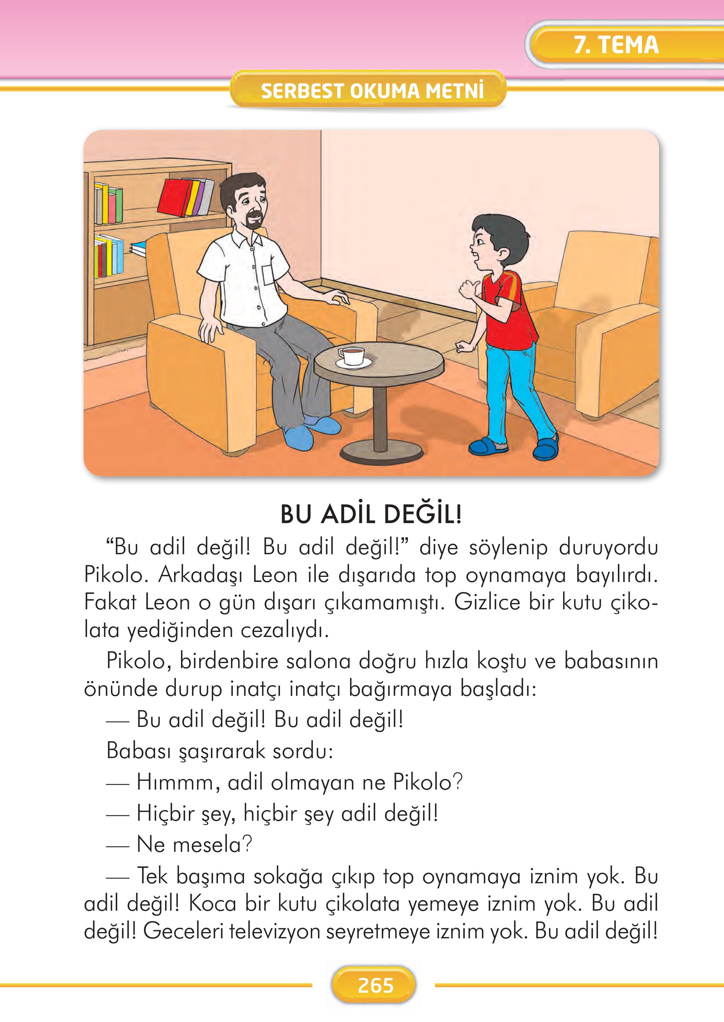 2. Sınıf Kare Yayınları Türkçe Ders Kitabı Sayfa 265 Cevapları