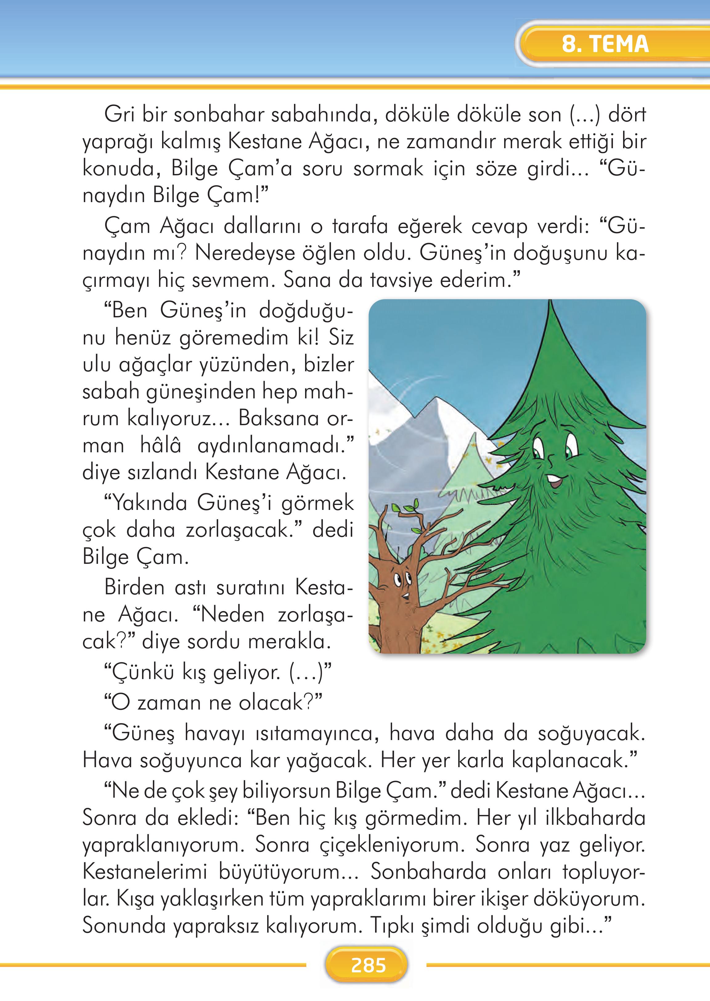 2. Sınıf Kare Yayınları Türkçe Ders Kitabı Sayfa 285 Cevapları