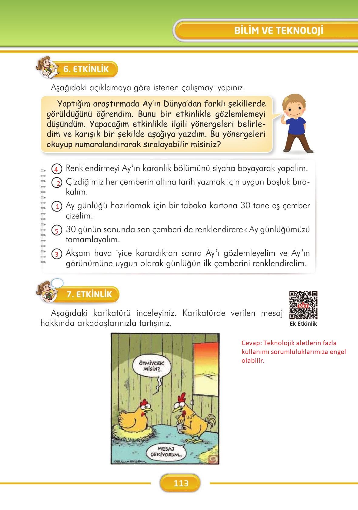 3. Sınıf İlke Yayınları Türkçe Ders Kitabı Sayfa 113 Cevapları 3. Sınıf İlke Yayınları Türkçe Ders Kitabı Sayfa 113 Cevapları