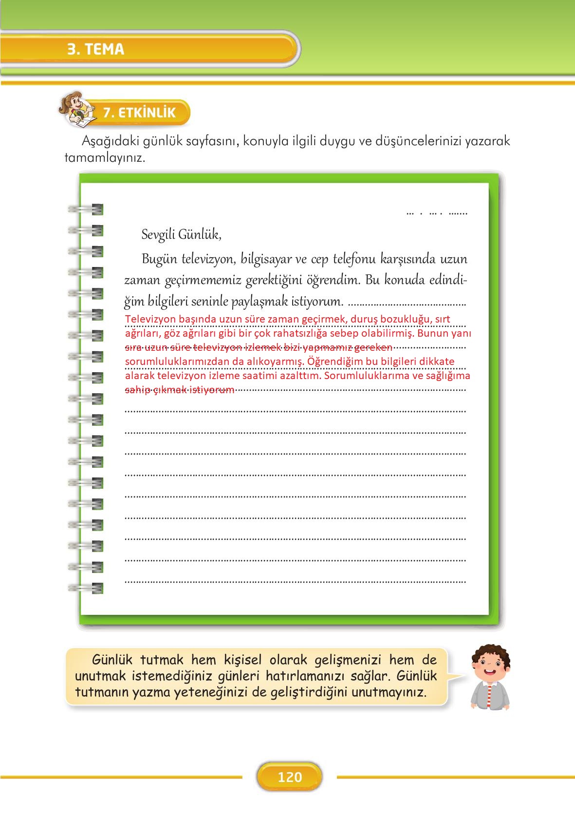 3. Sınıf İlke Yayınları Türkçe Ders Kitabı Sayfa 120 Cevapları 3. Sınıf İlke Yayınları Türkçe Ders Kitabı Sayfa 120 Cevapları
