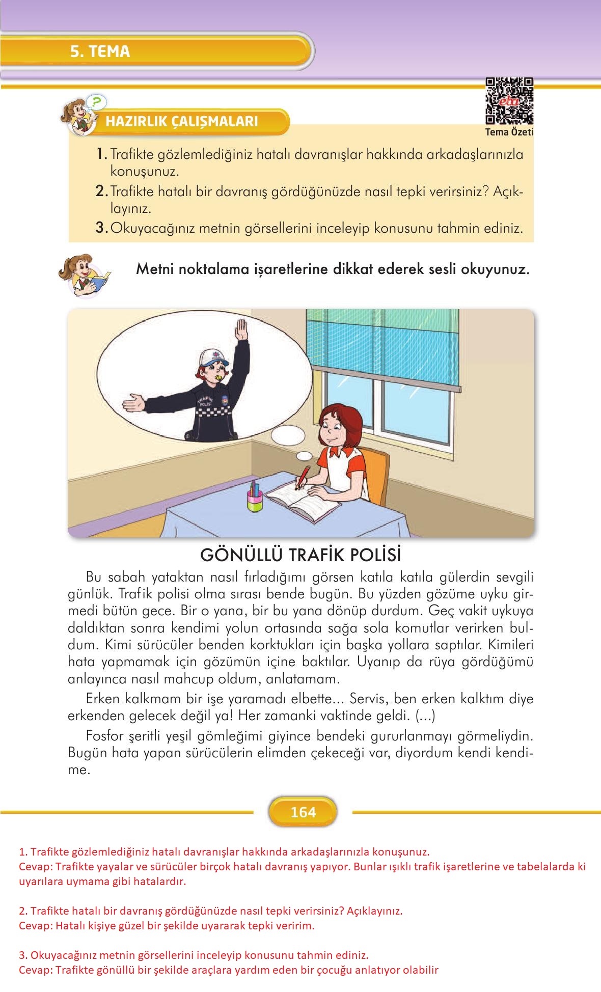 3. Sınıf İlke Yayınları Türkçe Ders Kitabı Sayfa 164 Cevapları 3. Sınıf İlke Yayınları Türkçe Ders Kitabı Sayfa 164 Cevapları