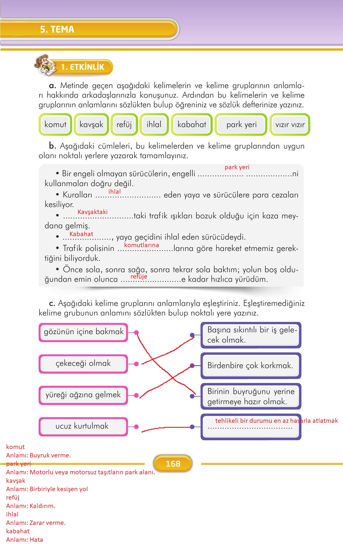 3. Sınıf İlke Yayınları Türkçe Ders Kitabı Sayfa 168 Cevapları 3. Sınıf İlke Yayınları Türkçe Ders Kitabı Sayfa 168 Cevapları