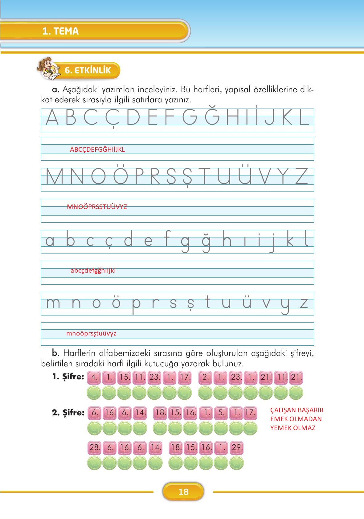 3. Sınıf İlke Yayınları Türkçe Ders Kitabı Sayfa 18 Cevapları 3. Sınıf İlke Yayınları Türkçe Ders Kitabı Sayfa 18 Cevapları