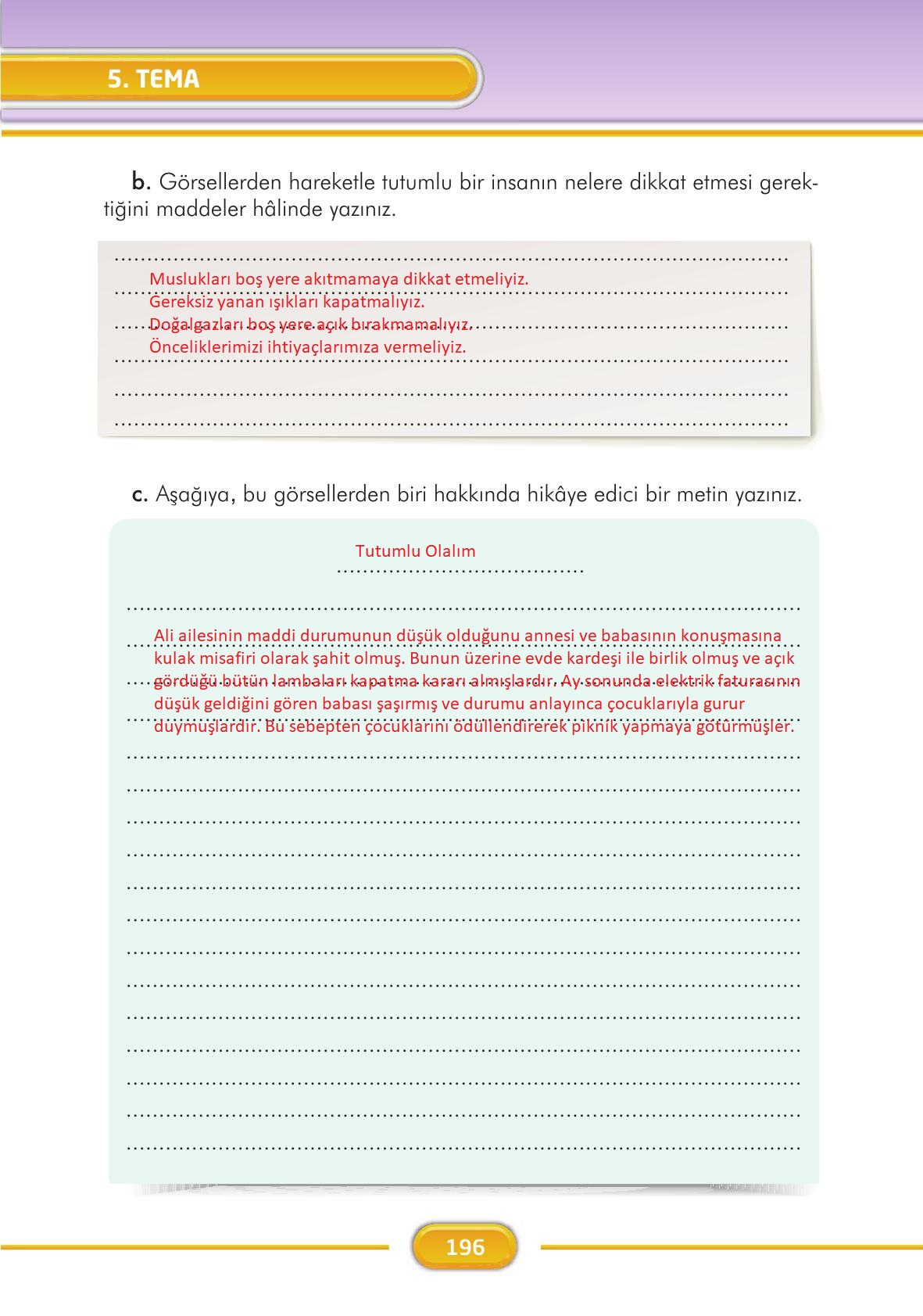 3. Sınıf İlke Yayınları Türkçe Ders Kitabı Sayfa 196 Cevapları 3. Sınıf İlke Yayınları Türkçe Ders Kitabı Sayfa 196 Cevapları