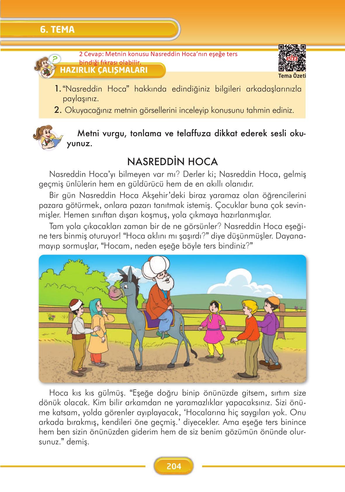 3. Sınıf İlke Yayınları Türkçe Ders Kitabı Sayfa 204 Cevapları 3. Sınıf İlke Yayınları Türkçe Ders Kitabı Sayfa 204 Cevapları