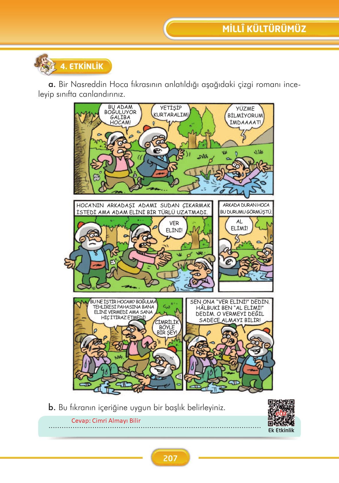 3. Sınıf İlke Yayınları Türkçe Ders Kitabı Sayfa 207 Cevapları 3. Sınıf İlke Yayınları Türkçe Ders Kitabı Sayfa 207 Cevapları