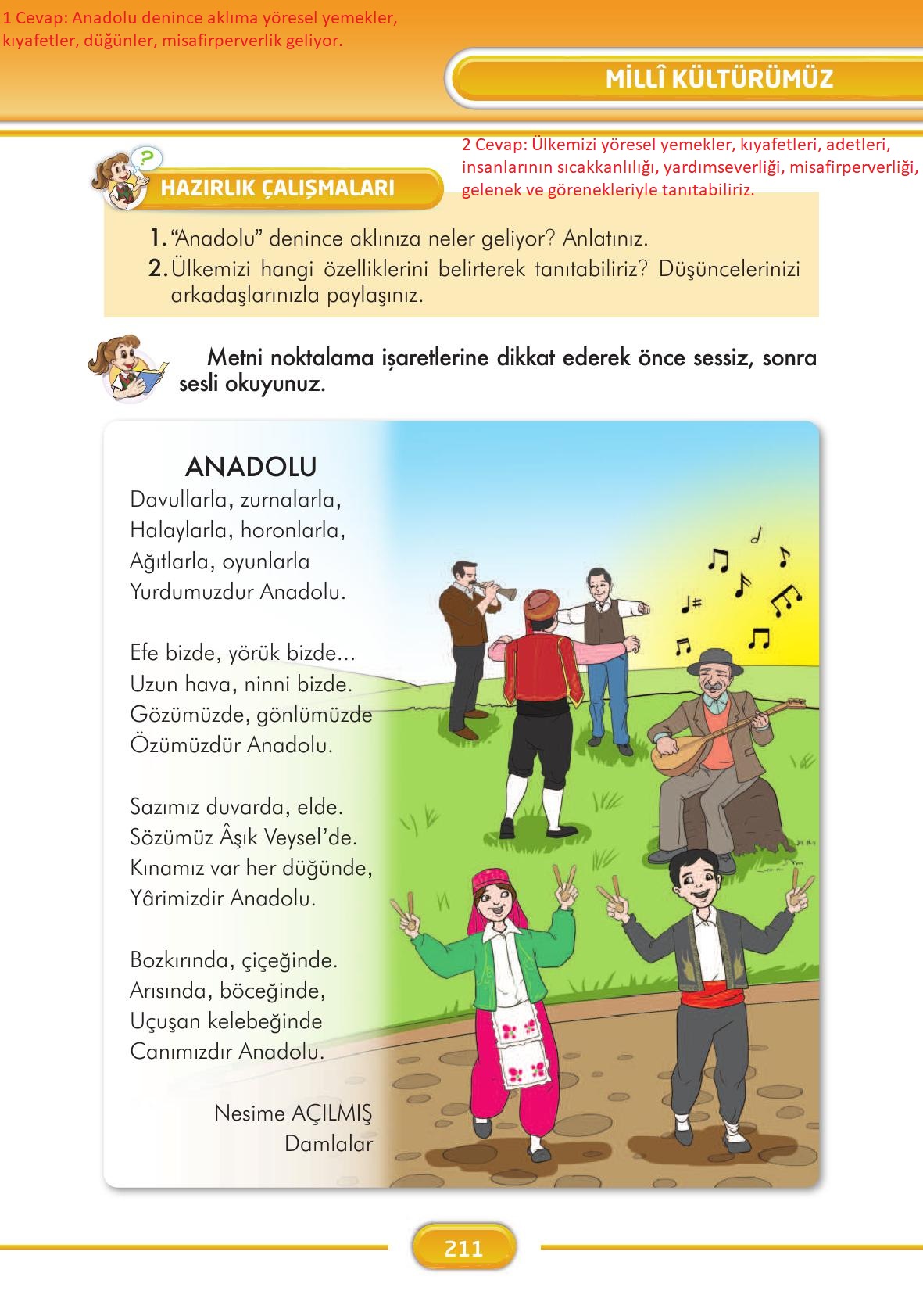 3. Sınıf İlke Yayınları Türkçe Ders Kitabı Sayfa 211 Cevapları 3. Sınıf İlke Yayınları Türkçe Ders Kitabı Sayfa 211 Cevapları