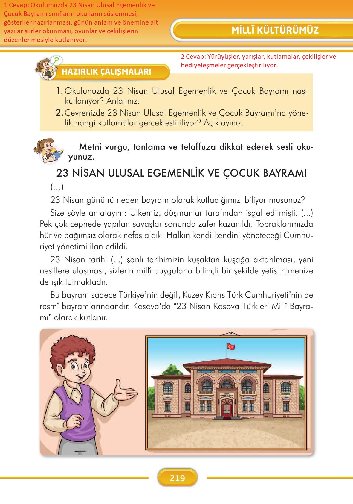 3. Sınıf İlke Yayınları Türkçe Ders Kitabı Sayfa 219 Cevapları 3. Sınıf İlke Yayınları Türkçe Ders Kitabı Sayfa 219 Cevapları