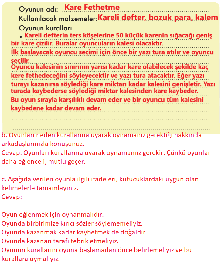 3. Sınıf İlke Yayınları Türkçe Ders Kitabı Sayfa 240 Cevapları 3. Sınıf İlke Yayınları Türkçe Ders Kitabı Sayfa 240 Cevapları