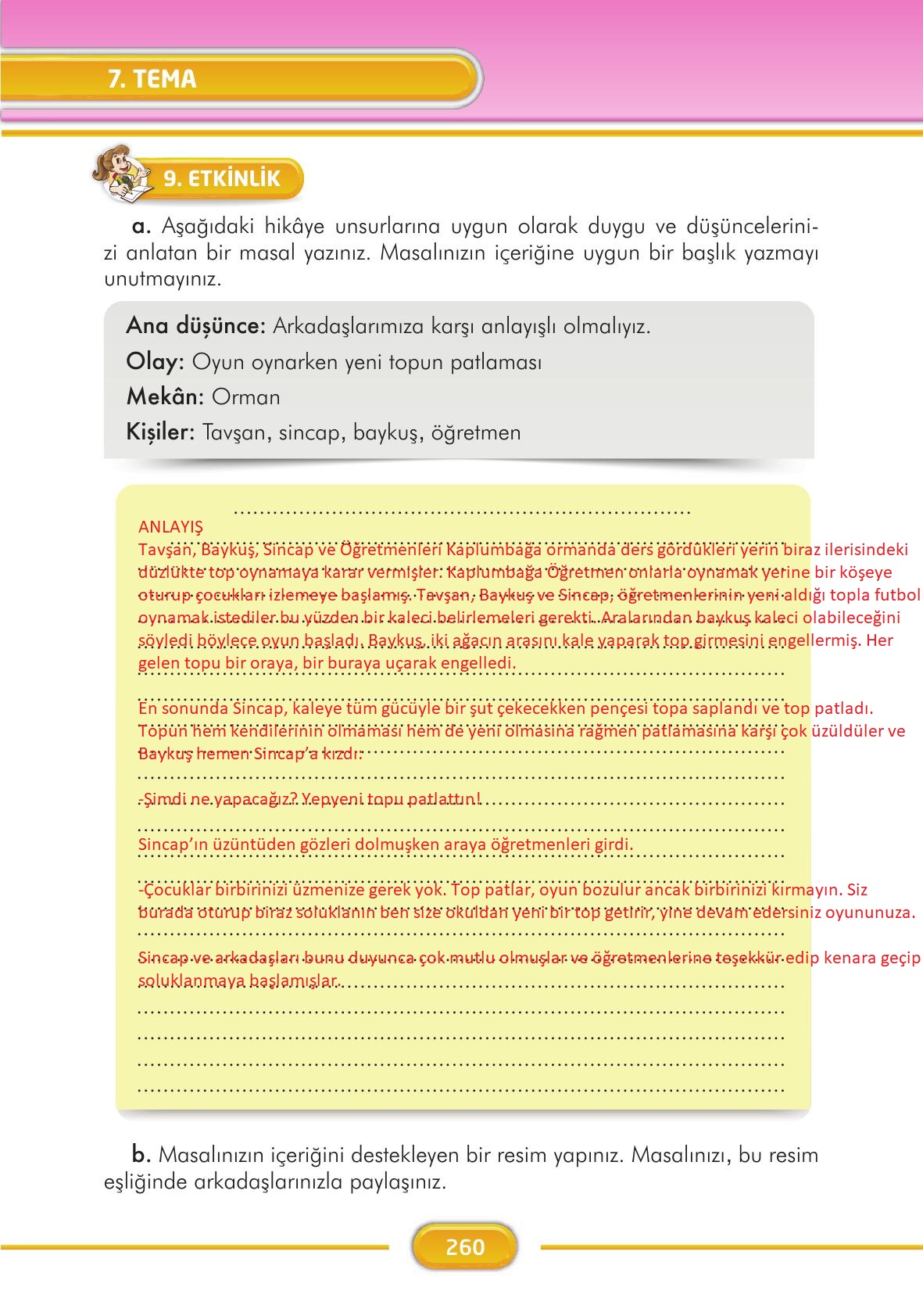 3. Sınıf İlke Yayınları Türkçe Ders Kitabı Sayfa 260 Cevapları 3. Sınıf İlke Yayınları Türkçe Ders Kitabı Sayfa 260 Cevapları