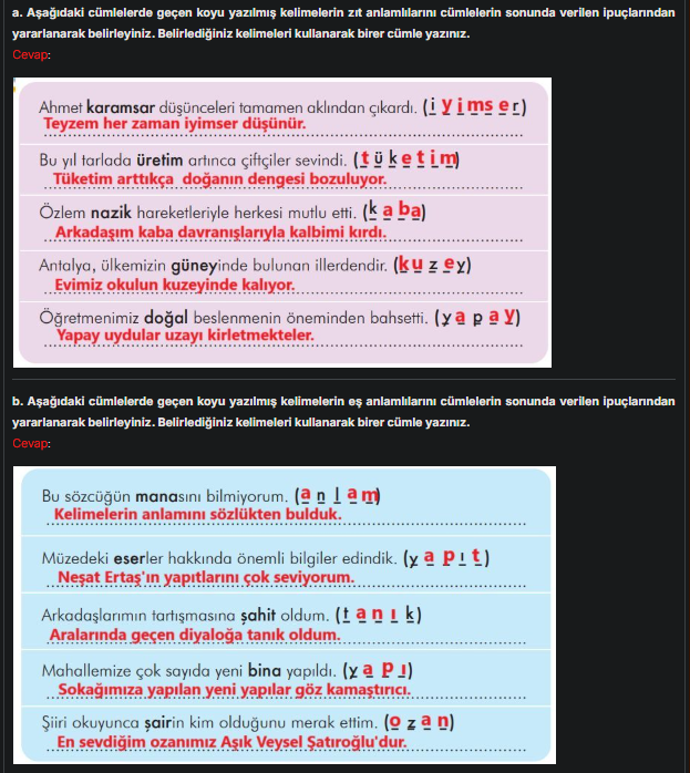 3. Sınıf İlke Yayınları Türkçe Ders Kitabı Sayfa 279 Cevapları 3. Sınıf İlke Yayınları Türkçe Ders Kitabı Sayfa 279 Cevapları