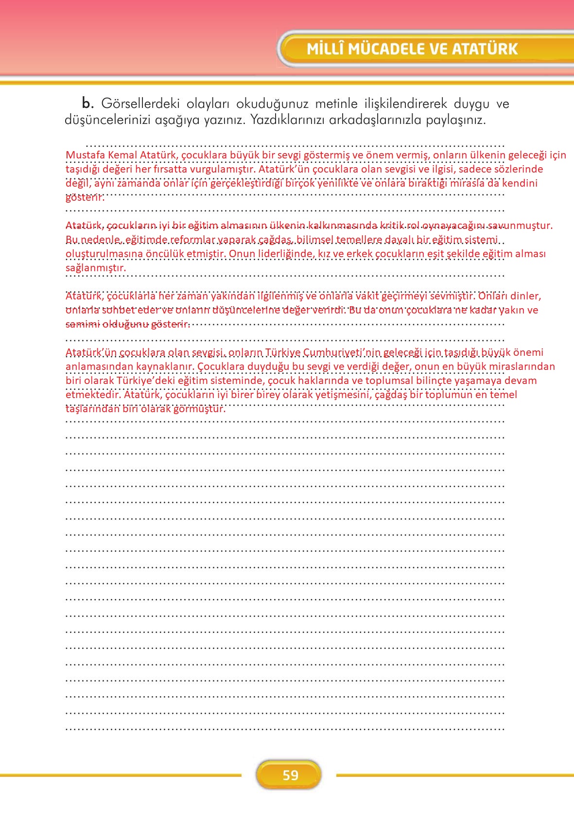 3. Sınıf İlke Yayınları Türkçe Ders Kitabı Sayfa 59 Cevapları 3. Sınıf İlke Yayınları Türkçe Ders Kitabı Sayfa 59 Cevapları