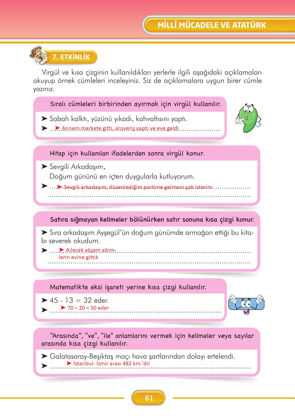 3. Sınıf İlke Yayınları Türkçe Ders Kitabı Sayfa 61 Cevapları 3. Sınıf İlke Yayınları Türkçe Ders Kitabı Sayfa 61 Cevapları