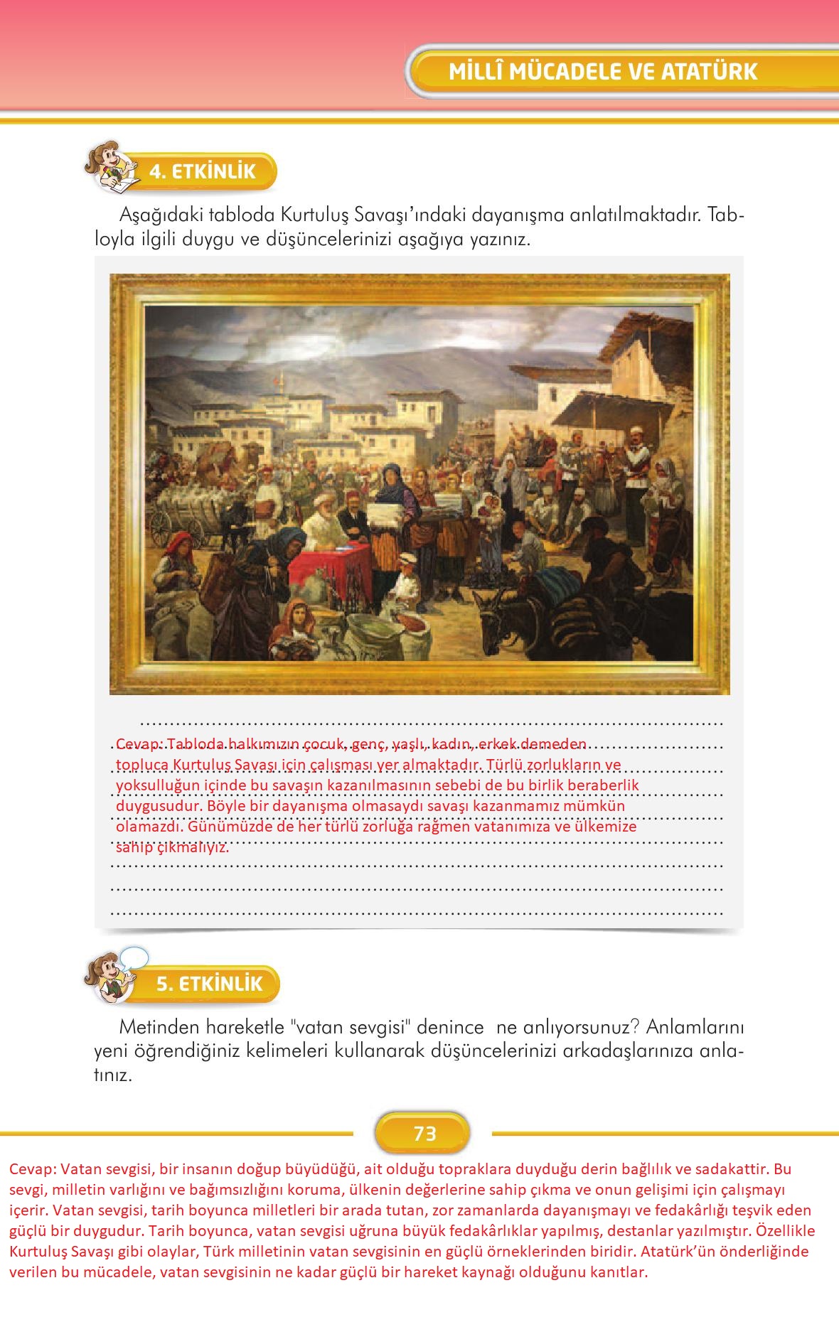 3. Sınıf İlke Yayınları Türkçe Ders Kitabı Sayfa 73 Cevapları 3. Sınıf İlke Yayınları Türkçe Ders Kitabı Sayfa 73 Cevapları