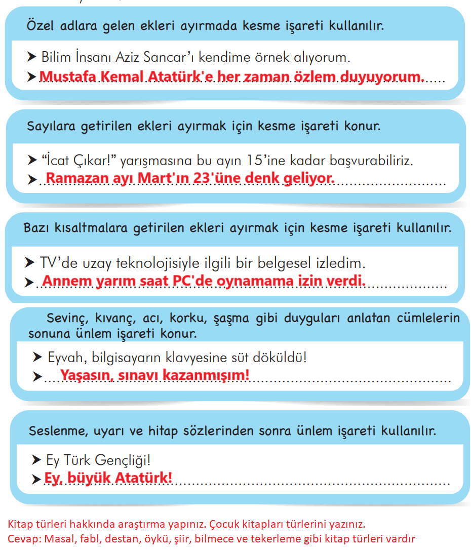 3. Sınıf İlke Yayınları Türkçe Ders Kitabı Sayfa 96 Cevapları 3. Sınıf İlke Yayınları Türkçe Ders Kitabı Sayfa 96 Cevapları