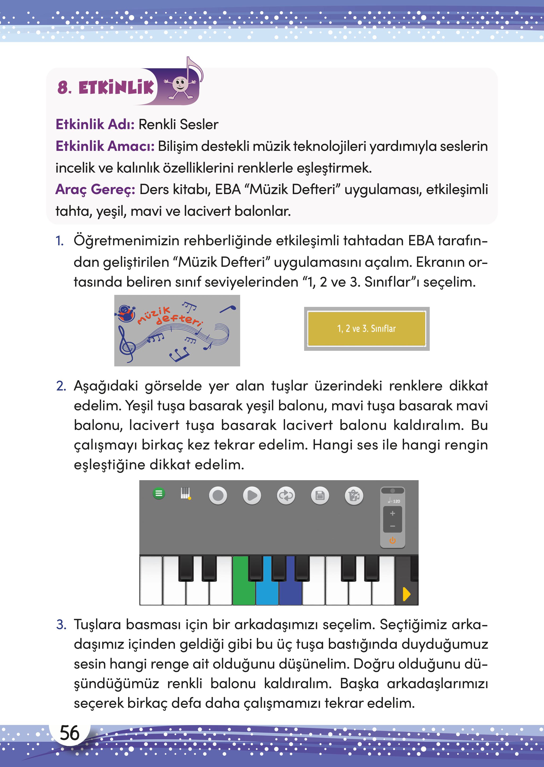 3. Sınıf Meb Yayınları Müzik Ders Kitabı Sayfa 57 Cevapları