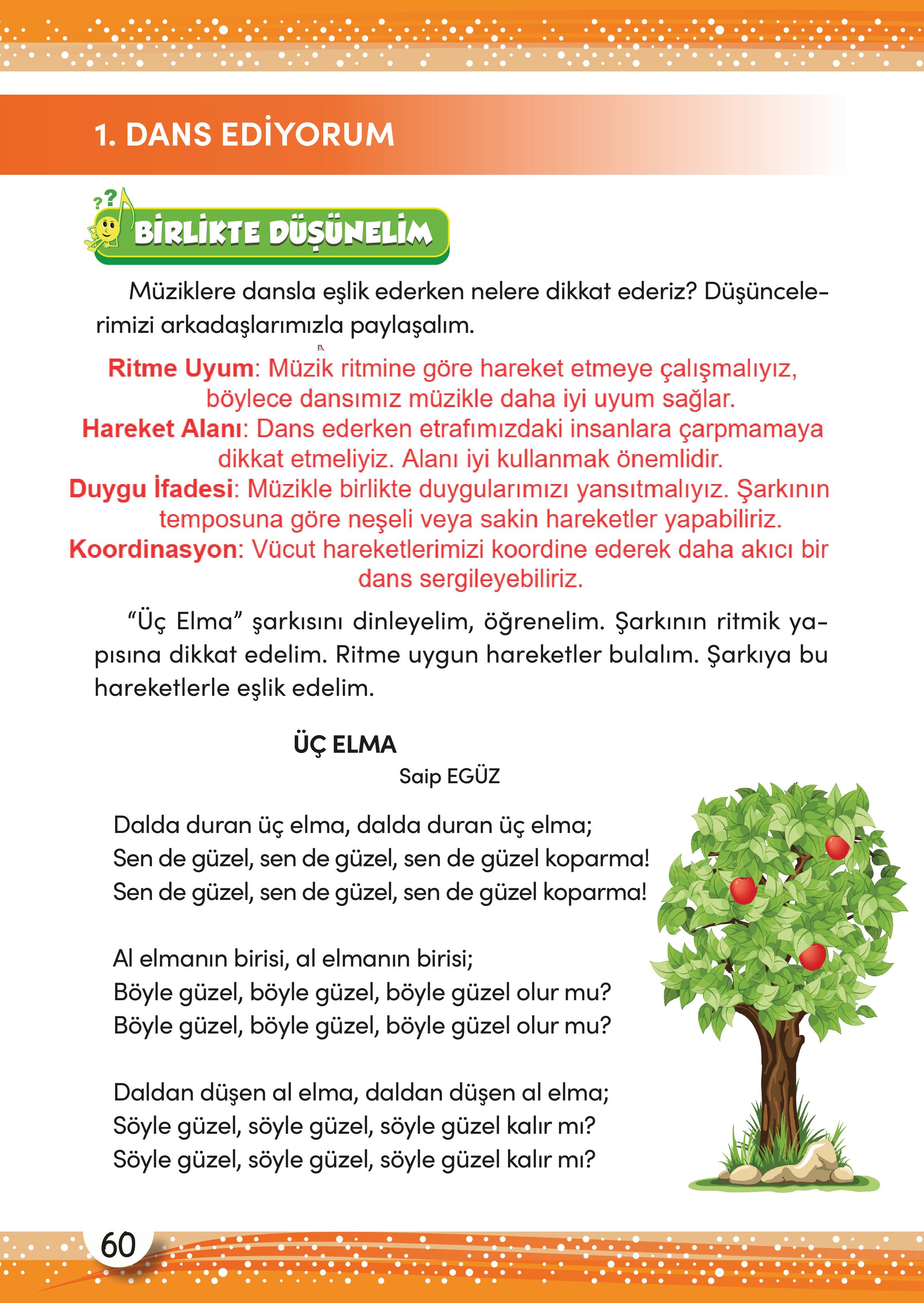 3. Sınıf Meb Yayınları Müzik Ders Kitabı Sayfa 61 Cevapları