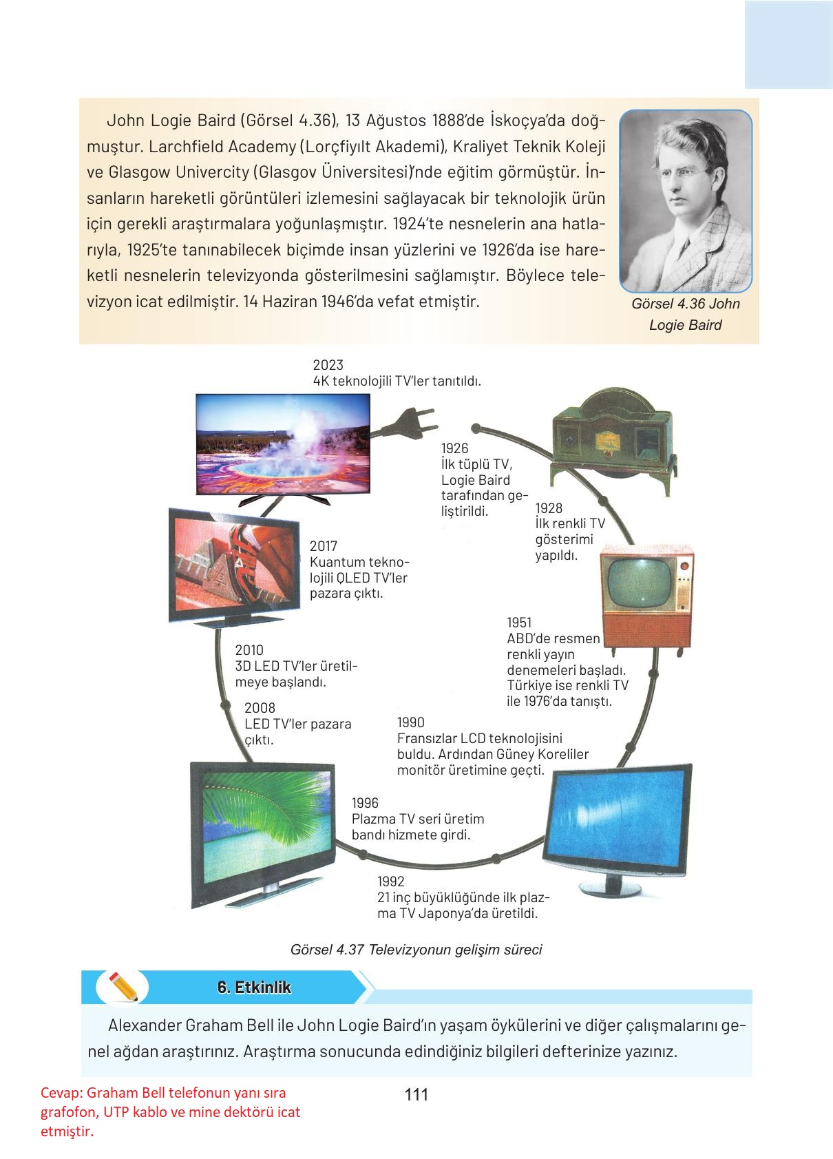 4. Sınıf Hecce Yayıncılık Sosyal Bilgiler Ders Kitabı Sayfa 111 Cevapları