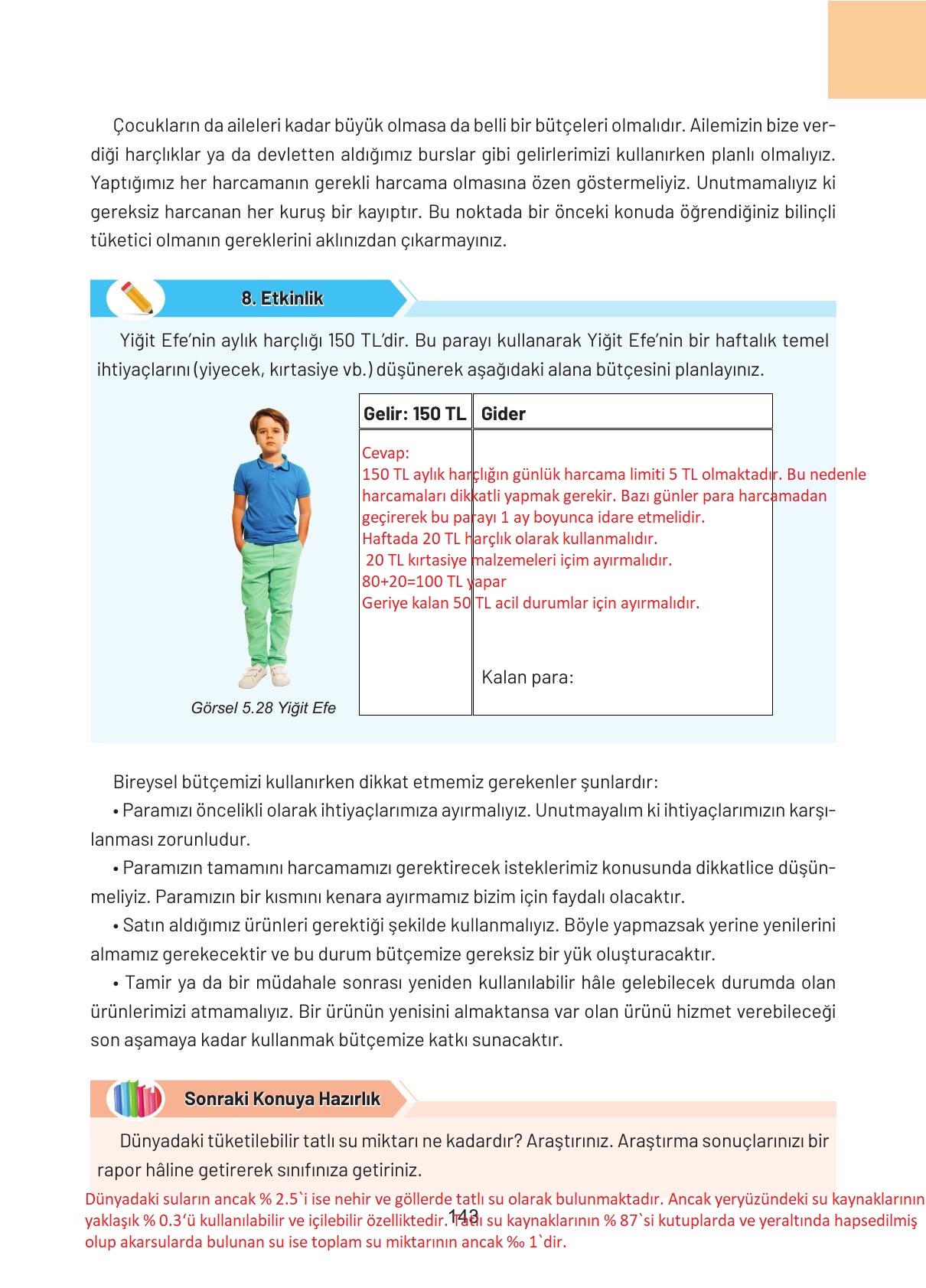 4. Sınıf Hecce Yayıncılık Sosyal Bilgiler Ders Kitabı Sayfa 143 Cevapları
