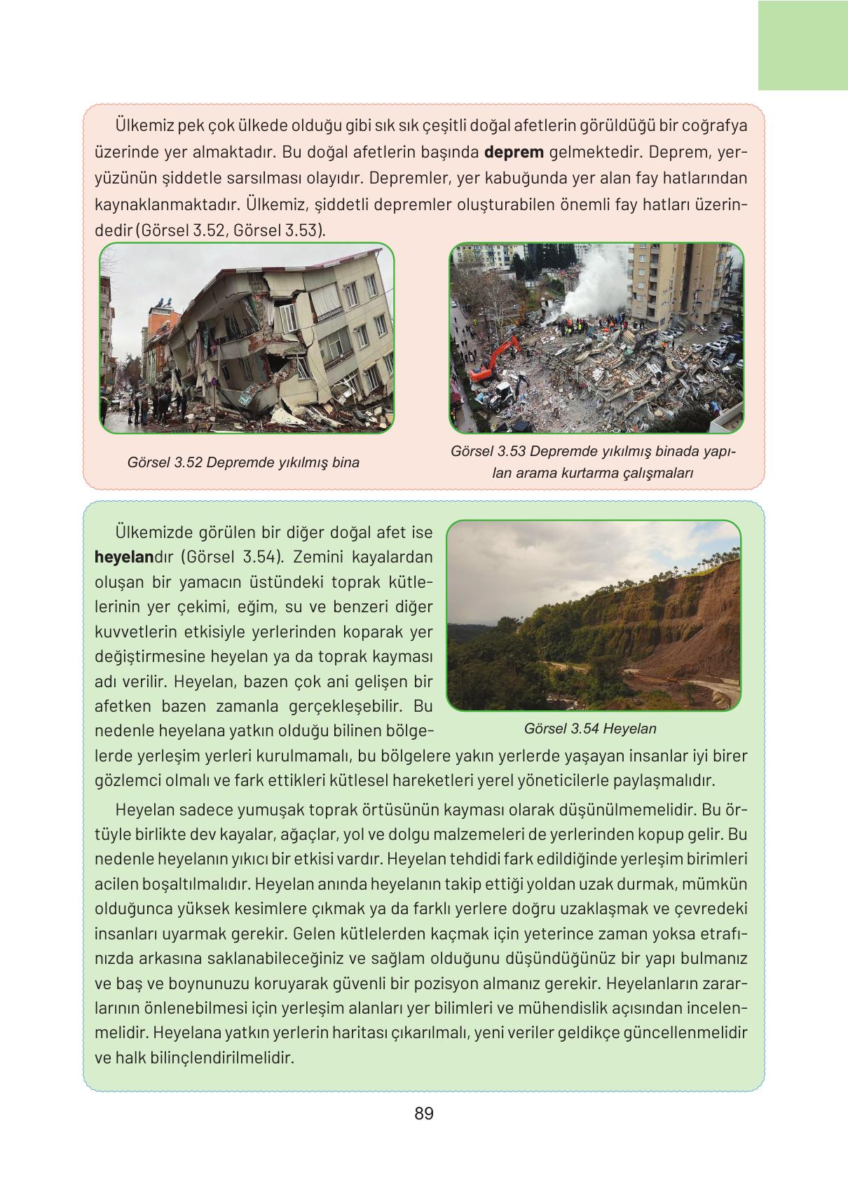 4. Sınıf Hecce Yayıncılık Sosyal Bilgiler Ders Kitabı Sayfa 89 Cevapları