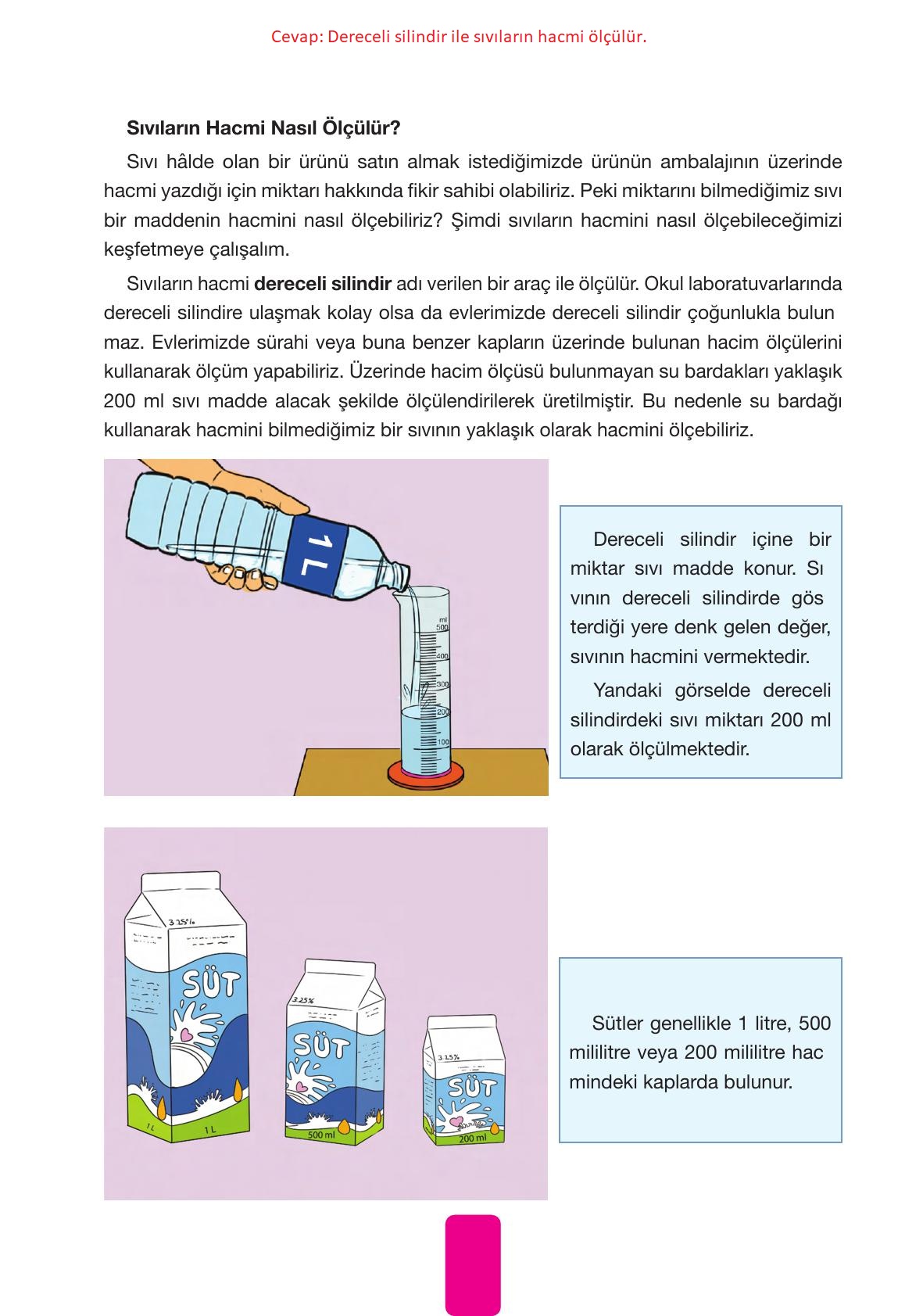 4. Sınıf Pasifik Yayınları Fen Bilimleri Ders Kitabı Sayfa 130 Cevapları