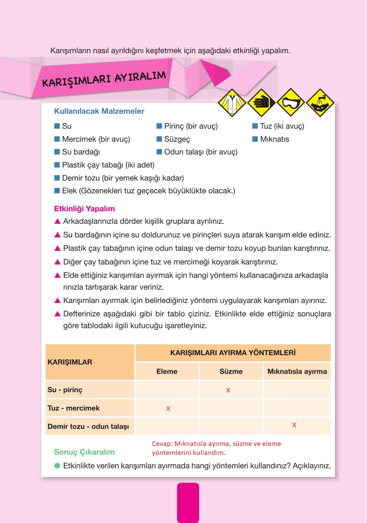 4. Sınıf Pasifik Yayınları Fen Bilimleri Ders Kitabı Sayfa 152 Cevapları 4. Sınıf Pasifik Yayınları Fen Bilimleri Ders Kitabı Sayfa 152 Cevapları
