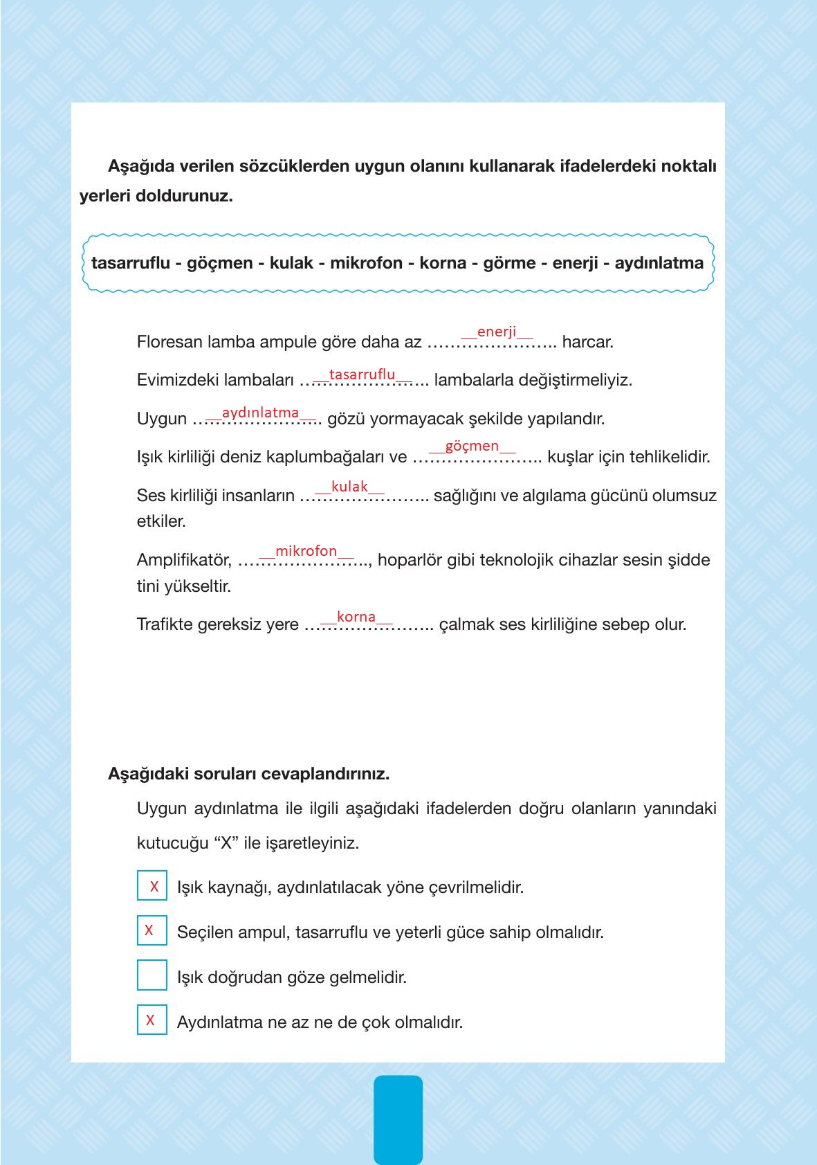 4. Sınıf Pasifik Yayınları Fen Bilimleri Ders Kitabı Sayfa 205 Cevapları 4. Sınıf Pasifik Yayınları Fen Bilimleri Ders Kitabı Sayfa 205 Cevapları
