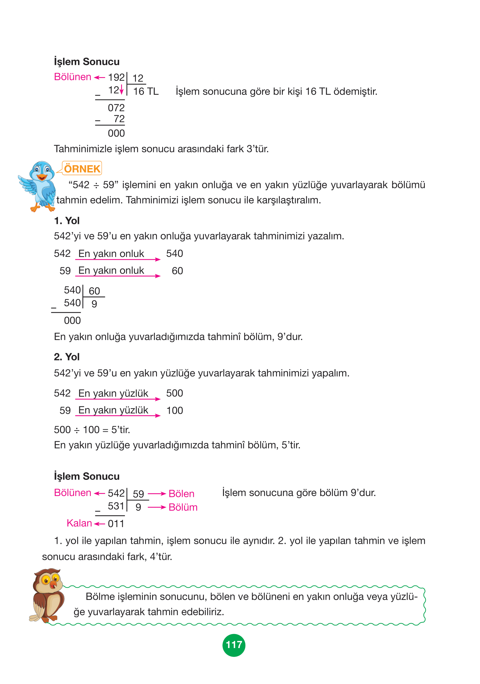 4. Sınıf Pasifik Yayınları Matematik Ders Kitabı Sayfa 117 Cevapları