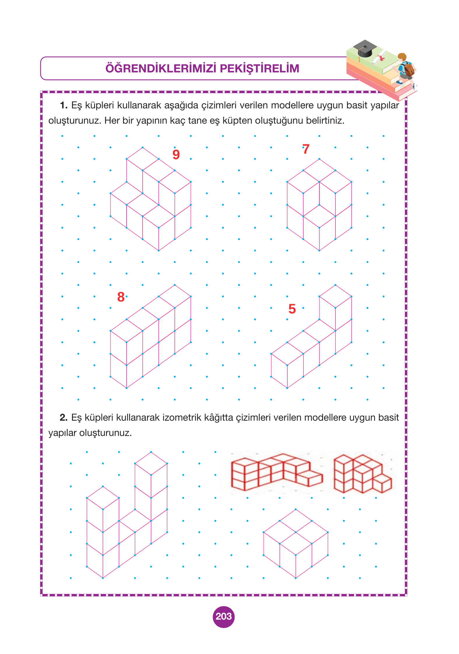 4. Sınıf Pasifik Yayınları Matematik Ders Kitabı Sayfa 203 Cevapları
