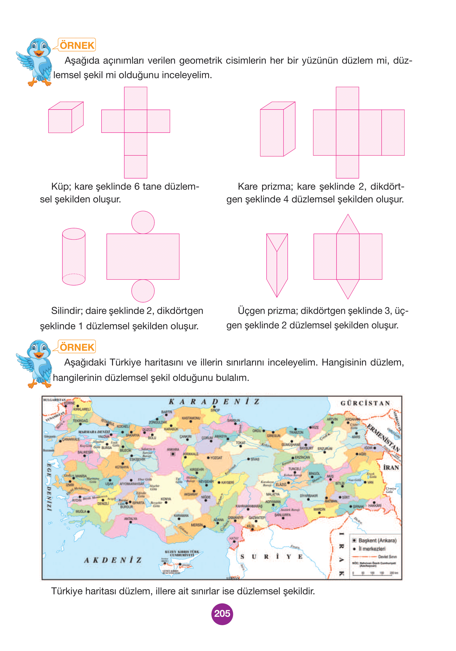 4. Sınıf Pasifik Yayınları Matematik Ders Kitabı Sayfa 205 Cevapları