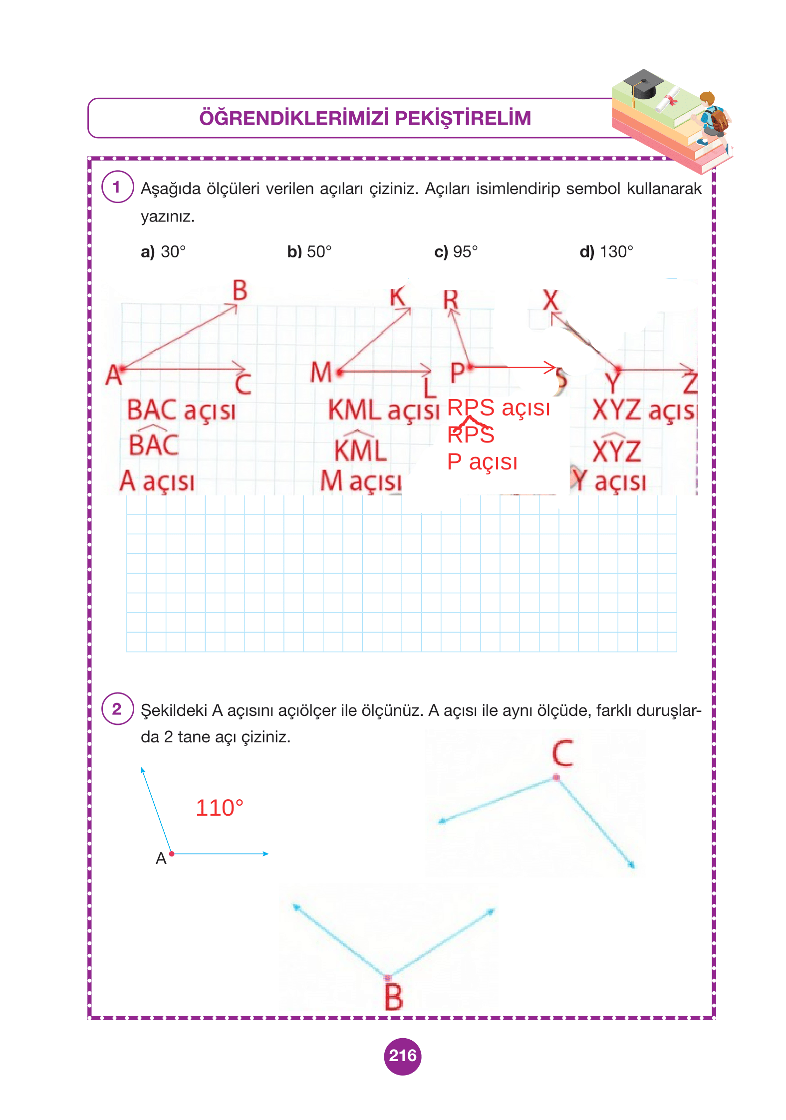 4. Sınıf Pasifik Yayınları Matematik Ders Kitabı Sayfa 216 Cevapları