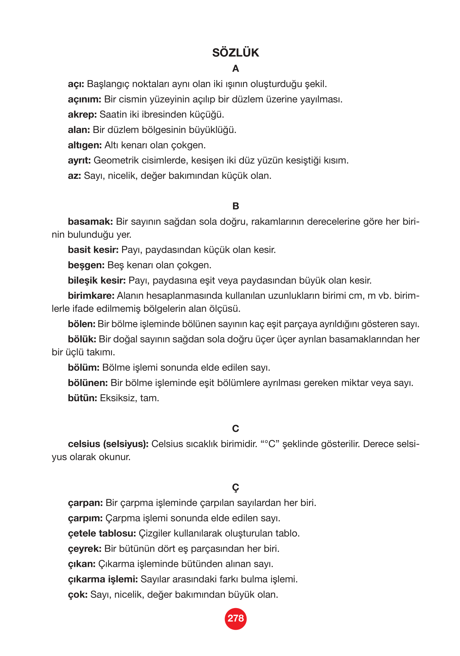 4. Sınıf Pasifik Yayınları Matematik Ders Kitabı Sayfa 278 Cevapları