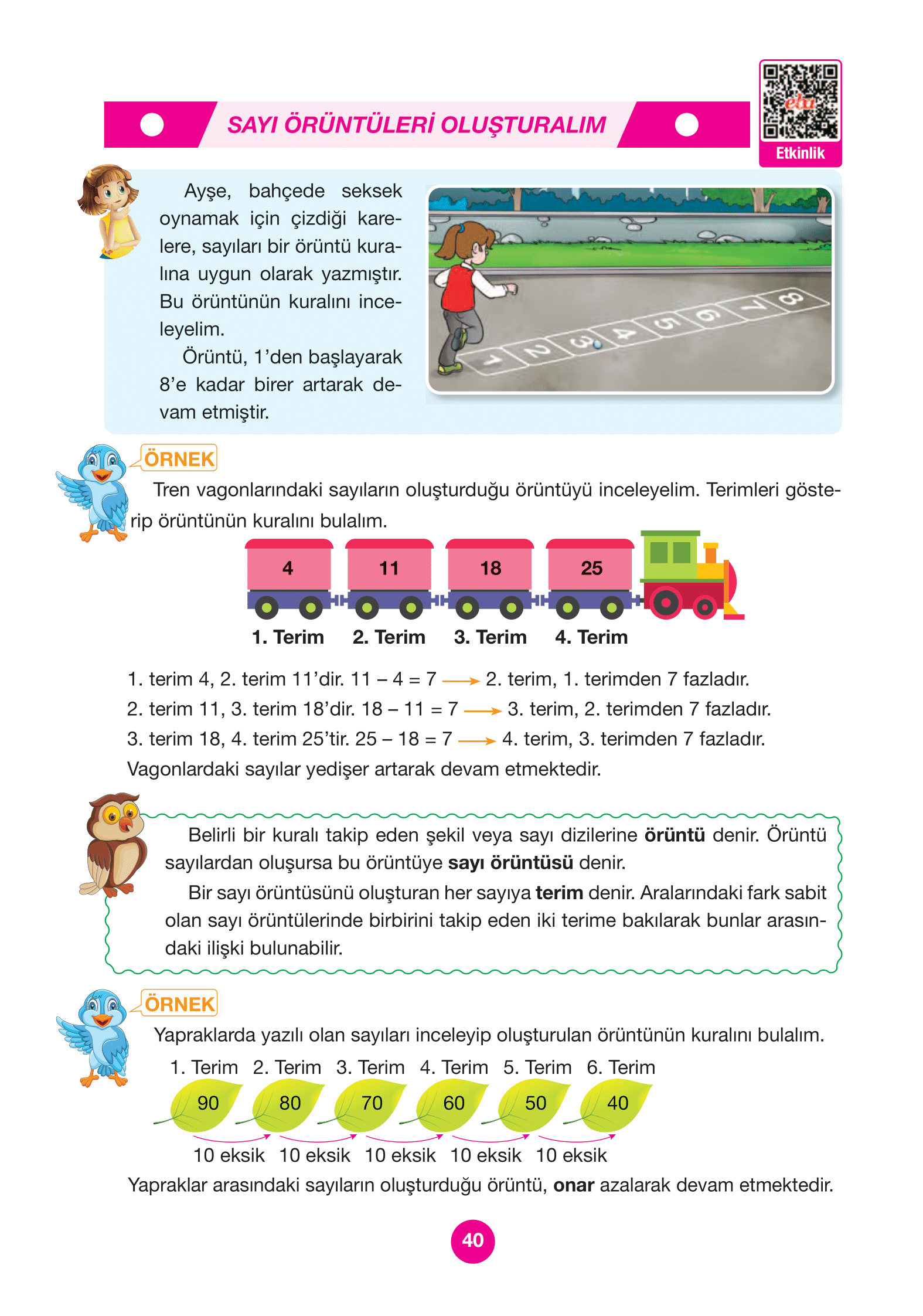4. Sınıf Pasifik Yayınları Matematik Ders Kitabı Sayfa 40 Cevapları