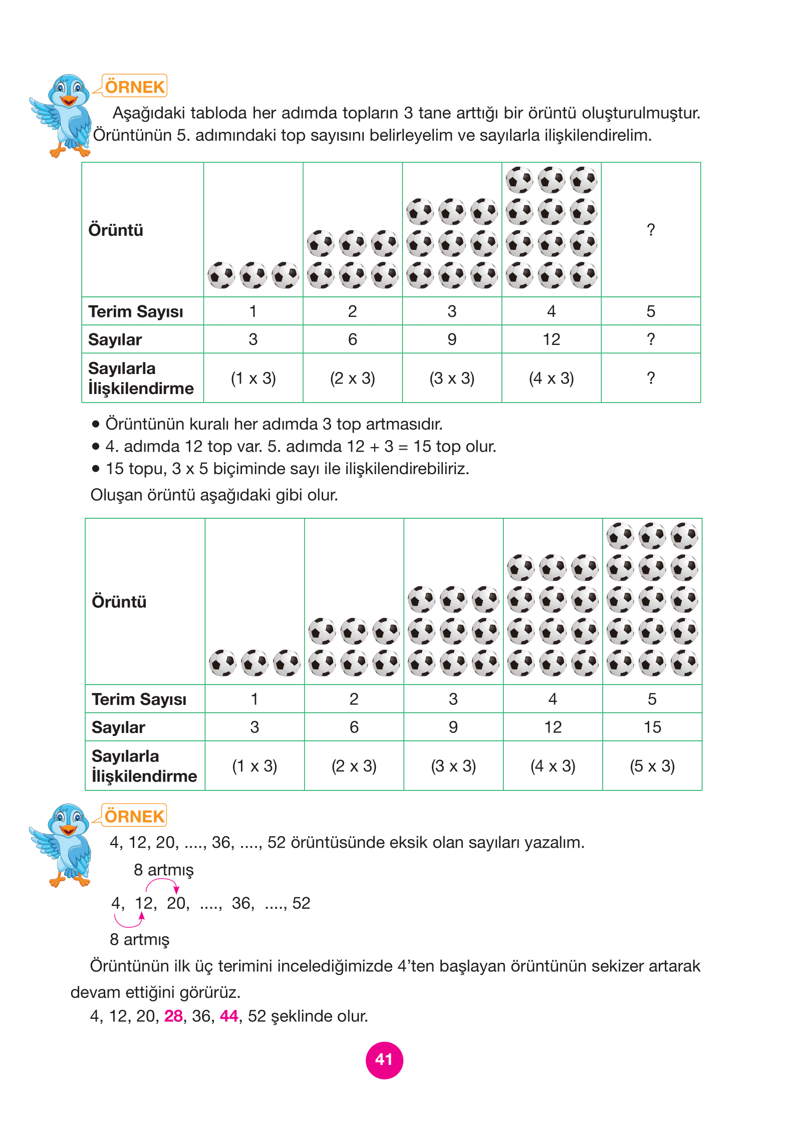 4. Sınıf Pasifik Yayınları Matematik Ders Kitabı Sayfa 41 Cevapları