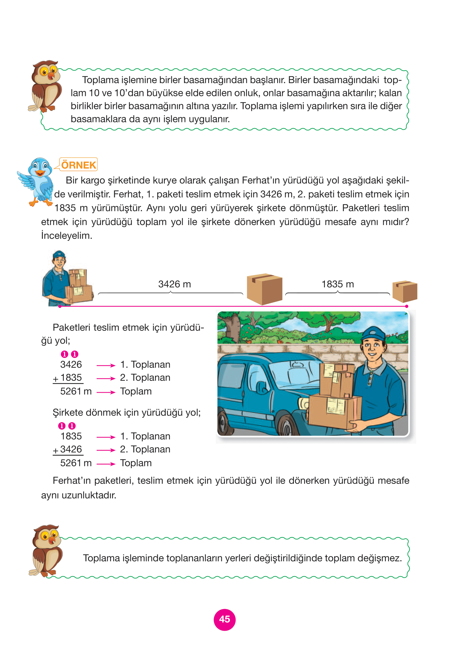 4. Sınıf Pasifik Yayınları Matematik Ders Kitabı Sayfa 45 Cevapları