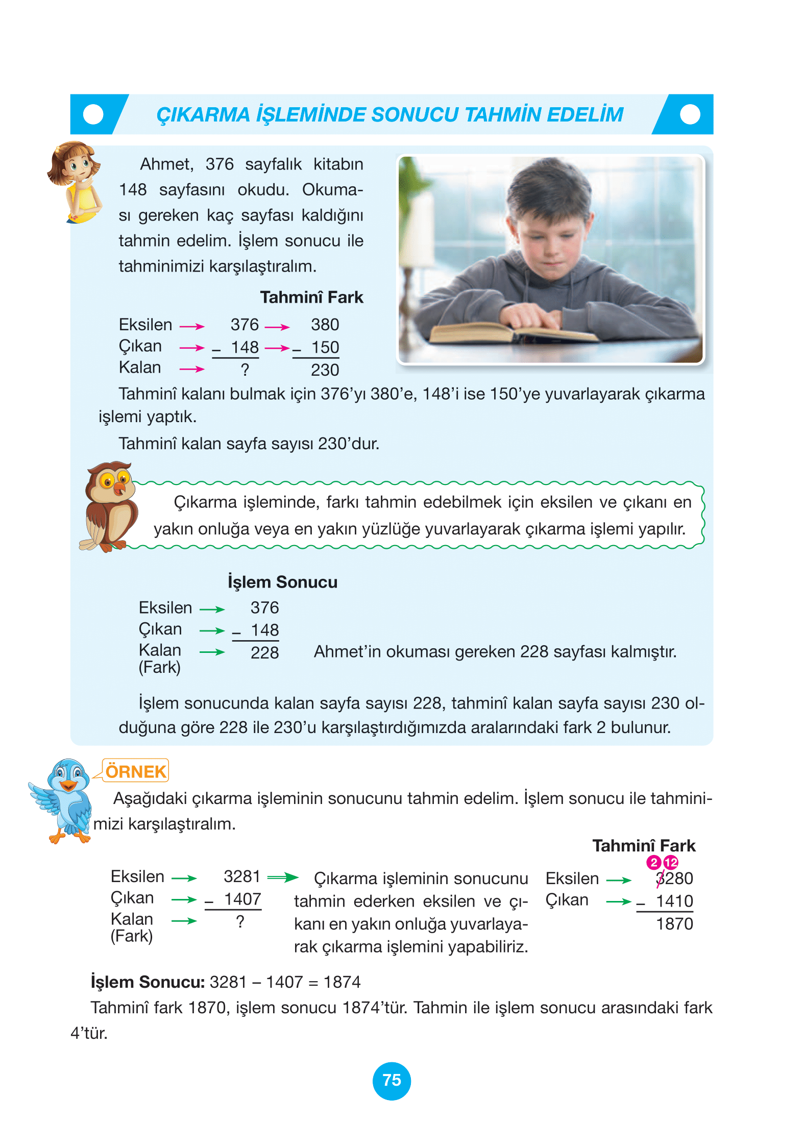 4. Sınıf Pasifik Yayınları Matematik Ders Kitabı Sayfa 75 Cevapları
