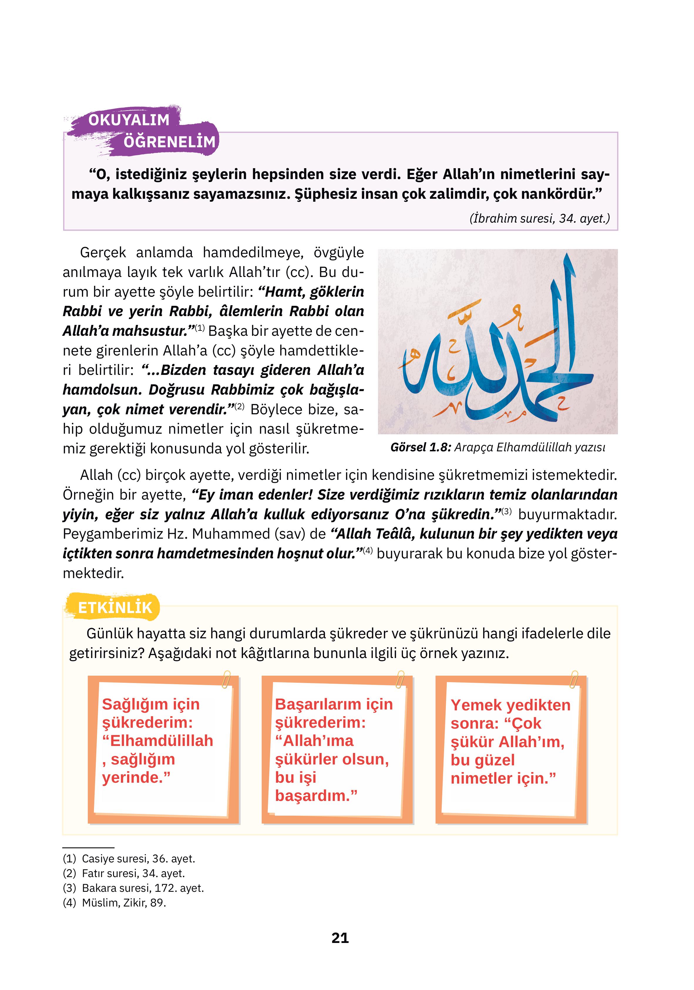 4. Sınıf Sdr İpekyolu Yayıncılık Din Kültürü Ve Ahlak Bilgisi Ders Kitabı Sayfa 21 Cevapları 4. Sınıf Sdr İpekyolu Yayıncılık Din Kültürü Ve Ahlak Bilgisi Ders Kitabı Sayfa 21 Cevapları