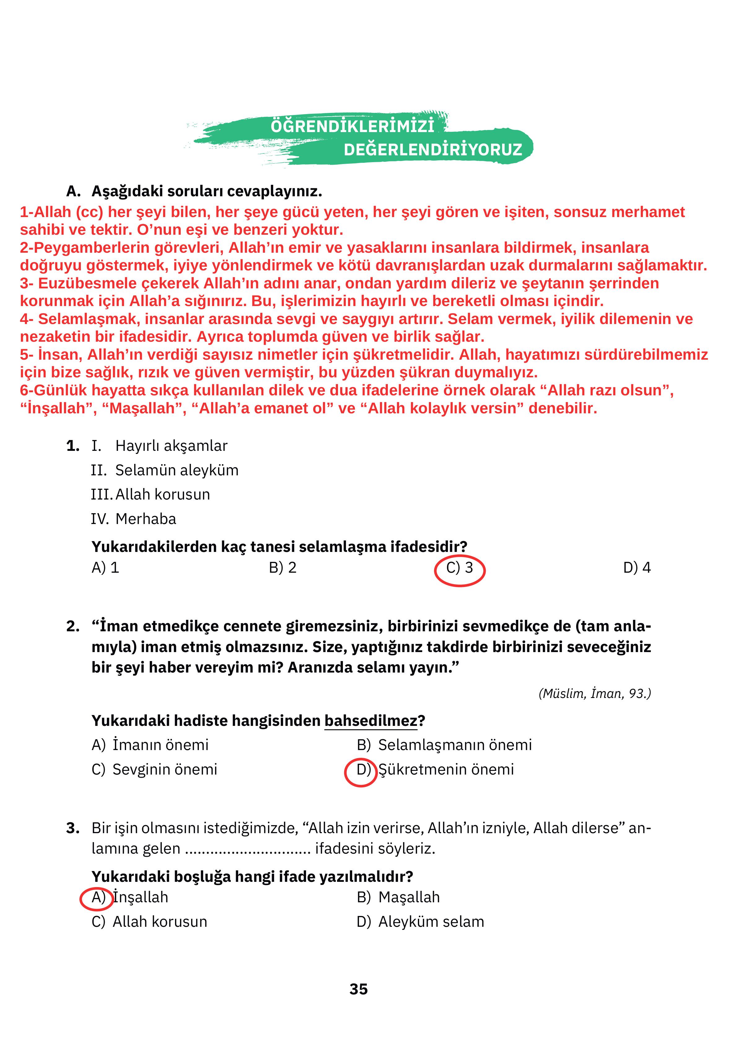 4. Sınıf Sdr İpekyolu Yayıncılık Din Kültürü Ve Ahlak Bilgisi Ders Kitabı Sayfa 35 Cevapları 4. Sınıf Sdr İpekyolu Yayıncılık Din Kültürü Ve Ahlak Bilgisi Ders Kitabı Sayfa 35 Cevapları