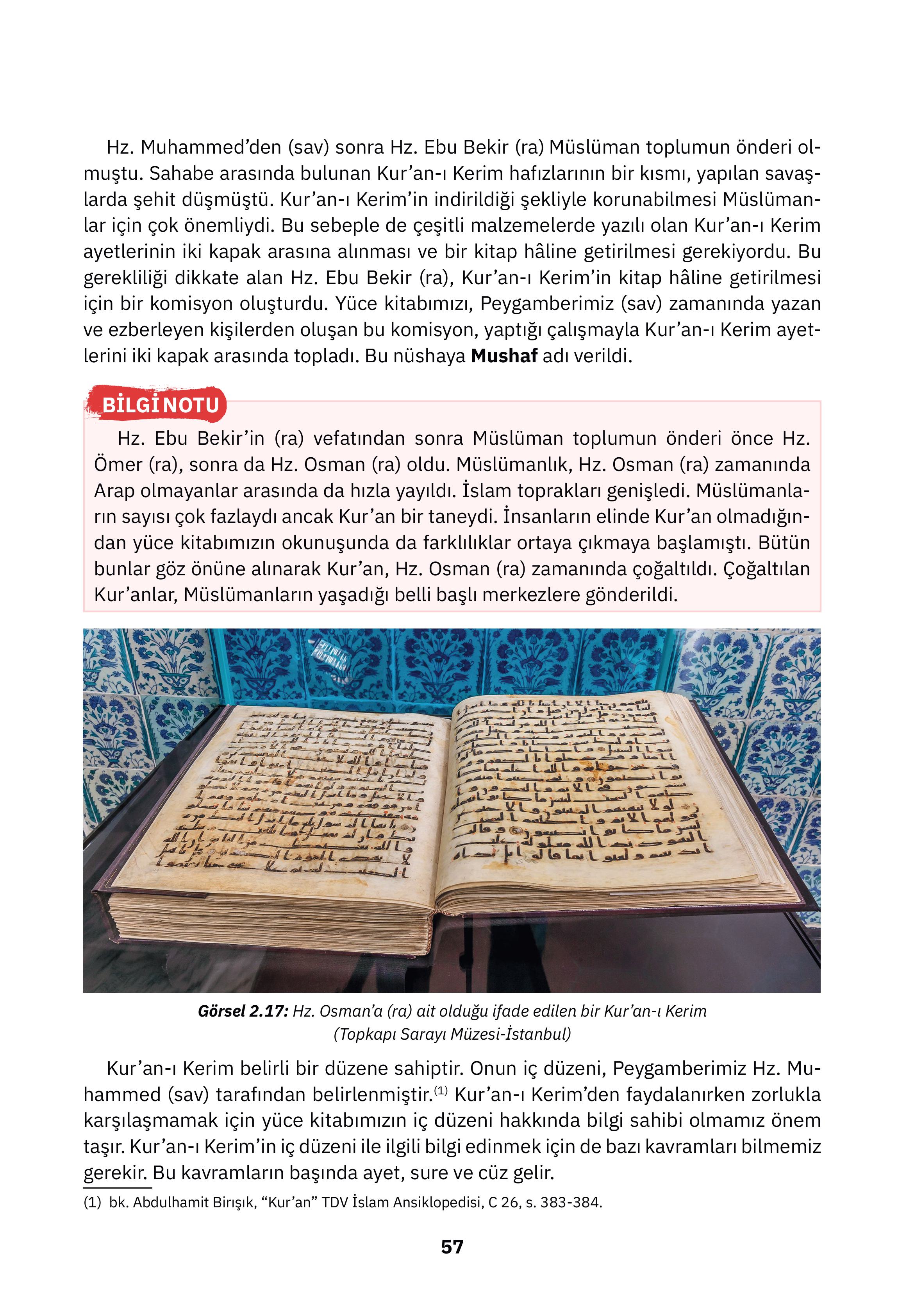 4. Sınıf Sdr İpekyolu Yayıncılık Din Kültürü Ve Ahlak Bilgisi Ders Kitabı Sayfa 57 Cevapları