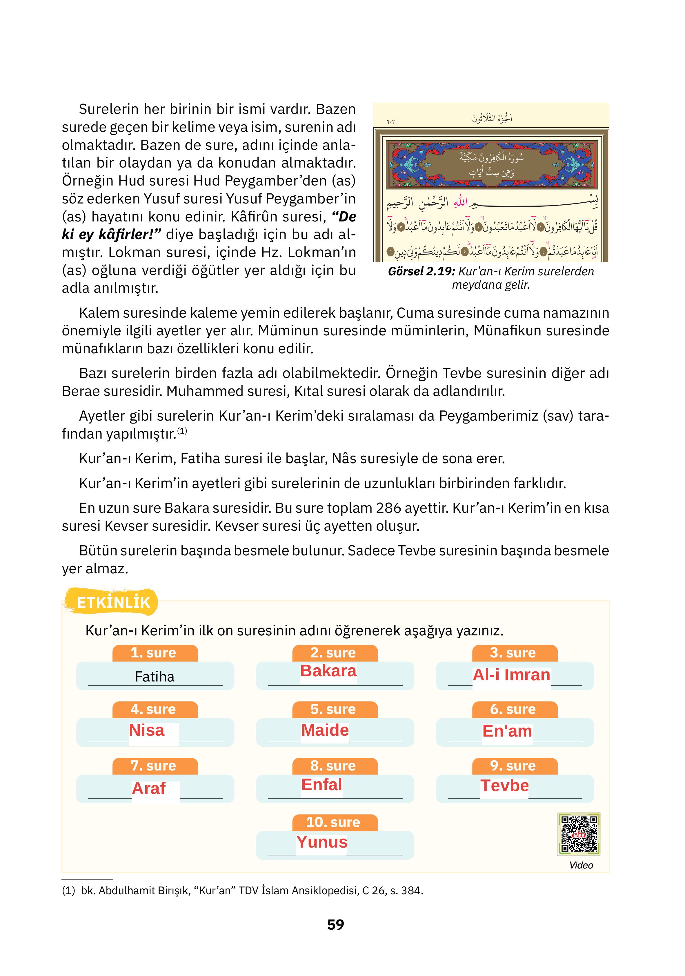 4. Sınıf Sdr İpekyolu Yayıncılık Din Kültürü Ve Ahlak Bilgisi Ders Kitabı Sayfa 59 Cevapları 4. Sınıf Sdr İpekyolu Yayıncılık Din Kültürü Ve Ahlak Bilgisi Ders Kitabı Sayfa 59 Cevapları